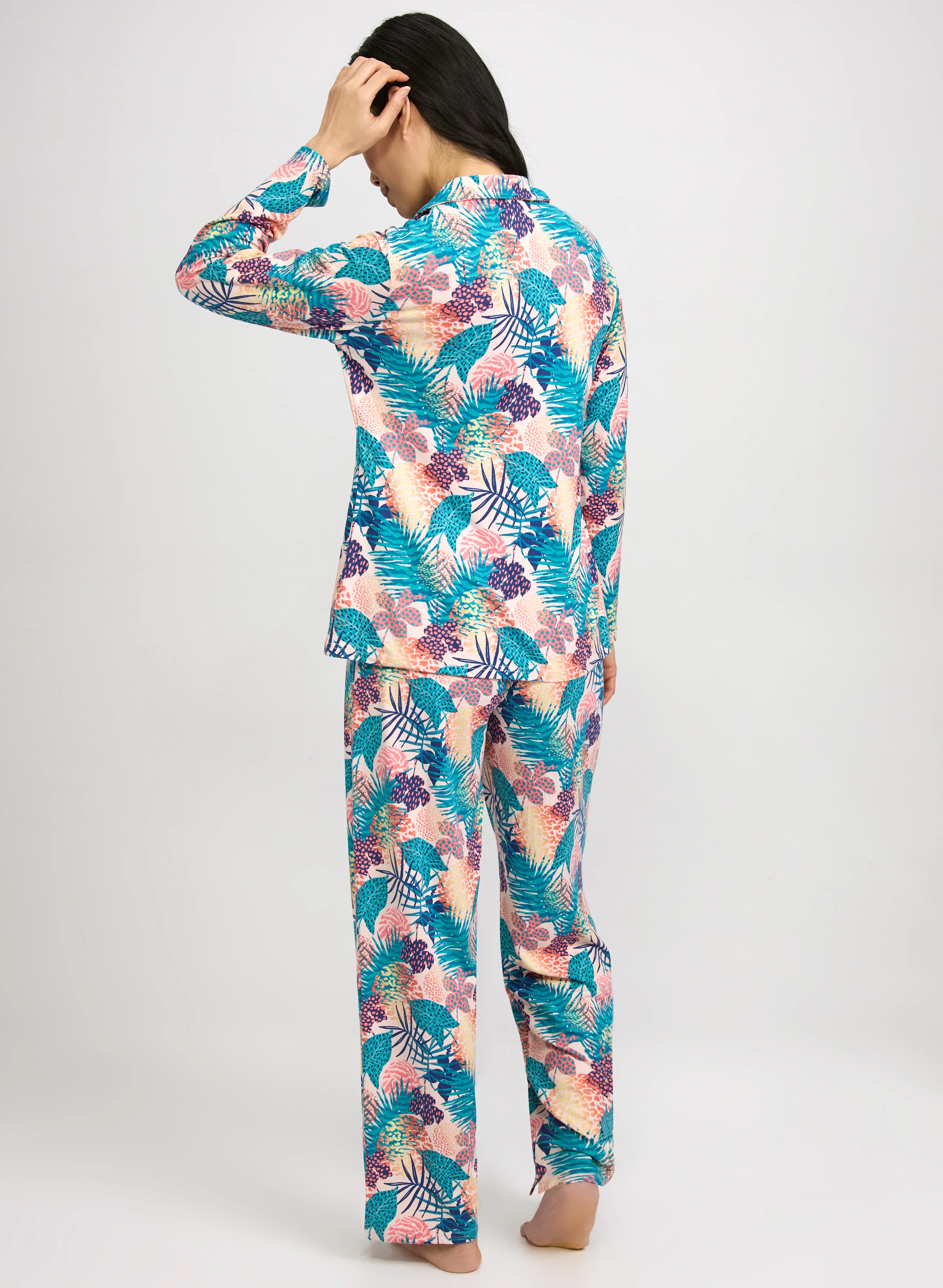 Simon Chang - Tropical Print Pyjama Set - Image 4