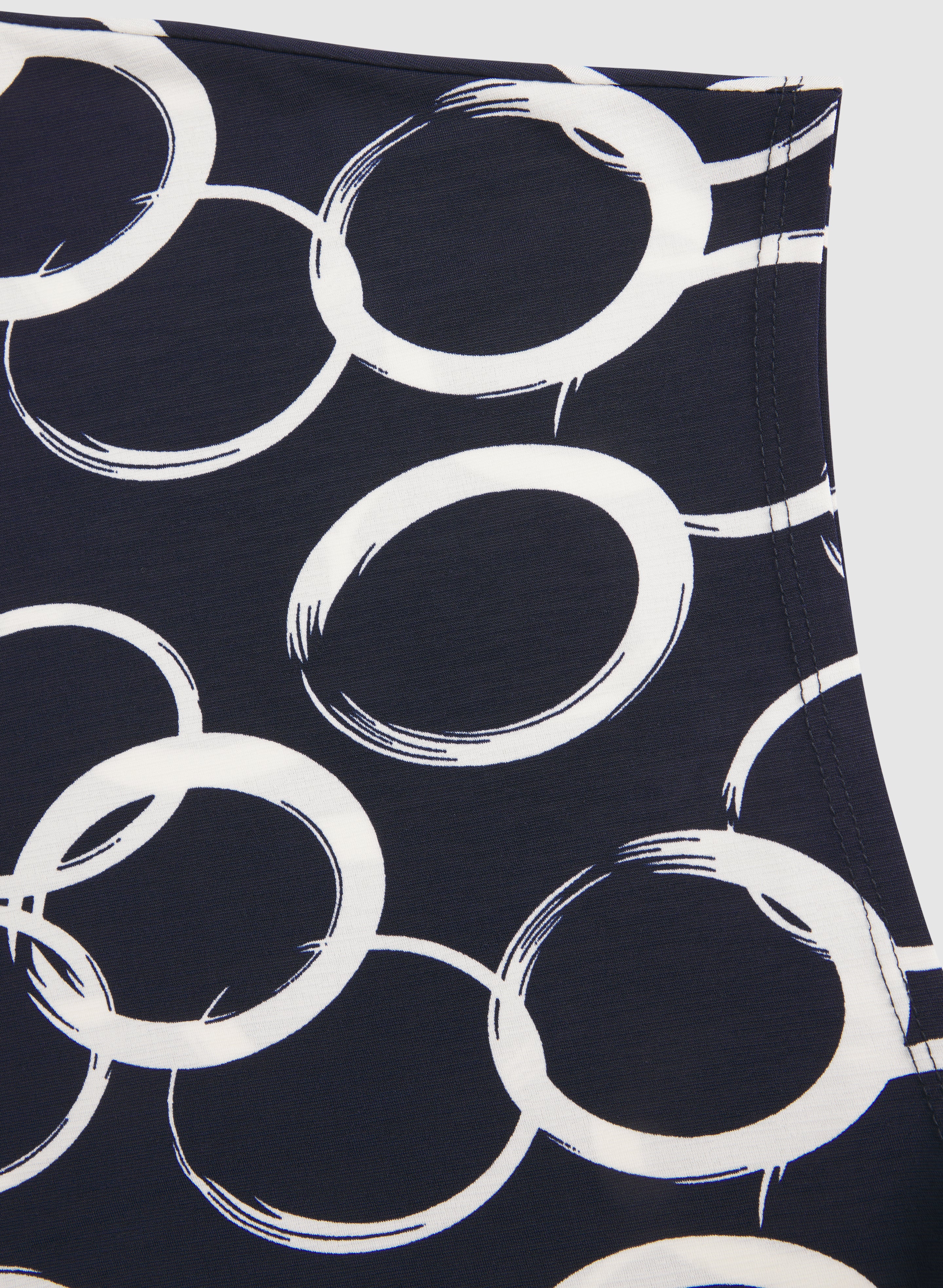 Sketch Circle Print Top - Image 7