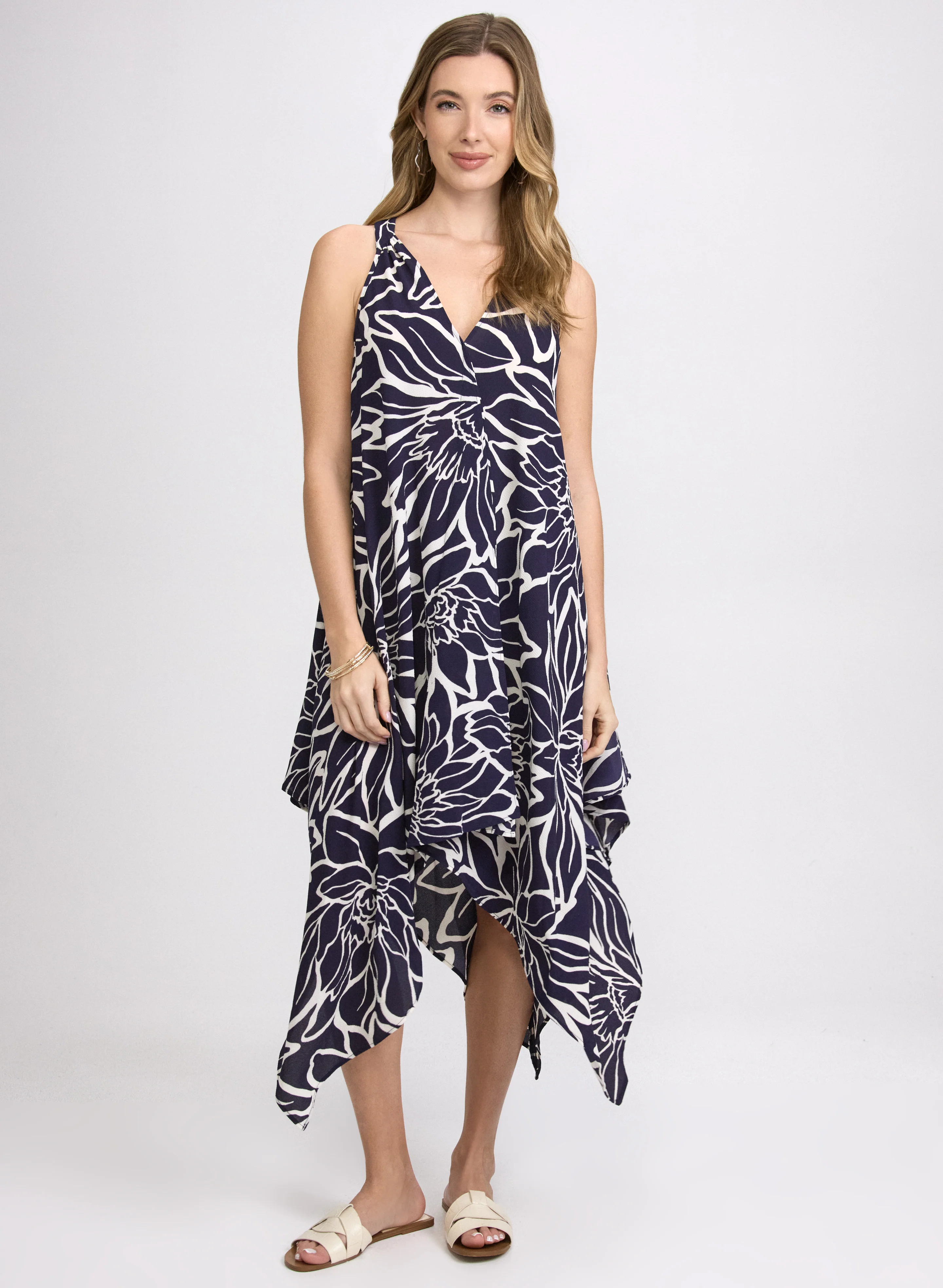 Sketch Floral Dress
