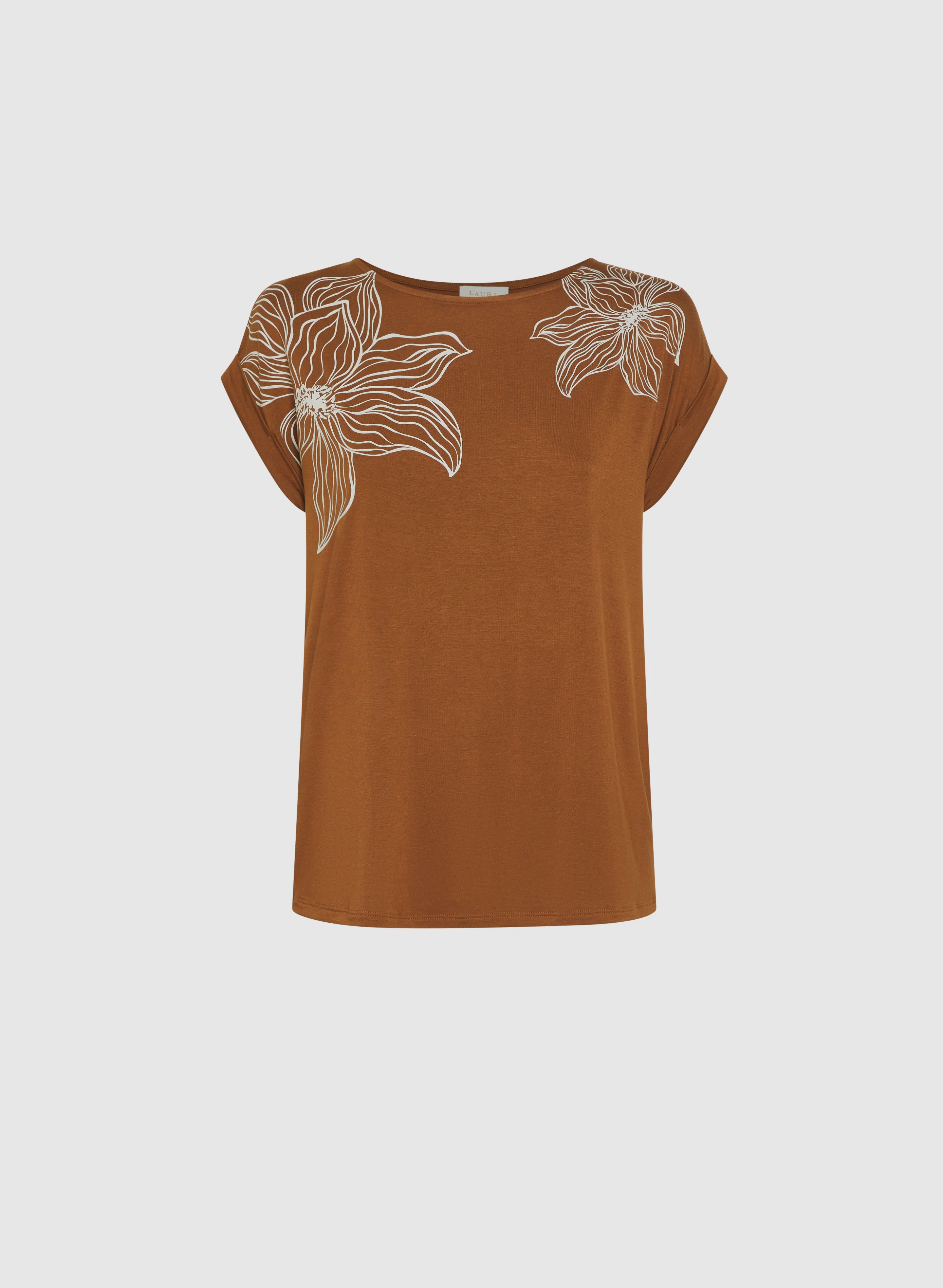 Sketch Floral T-Shirt - Image 6