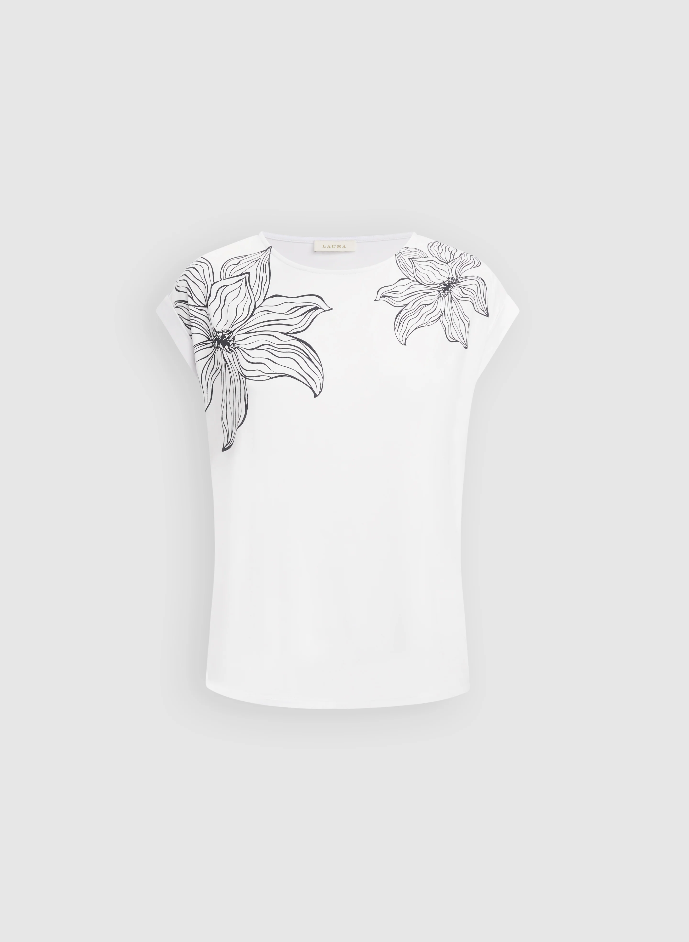 Sketch Floral T-Shirt - Image 6