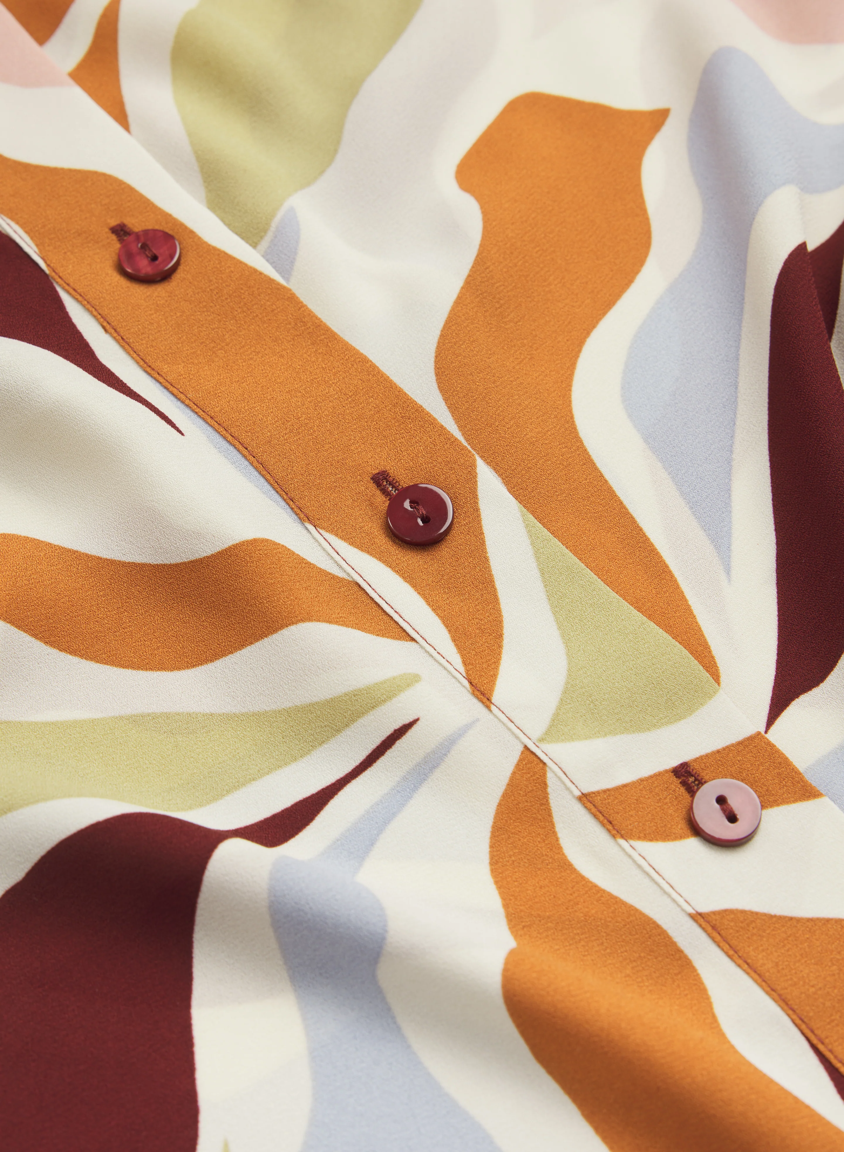 Sleeveless Abstract Blouse - Image 6