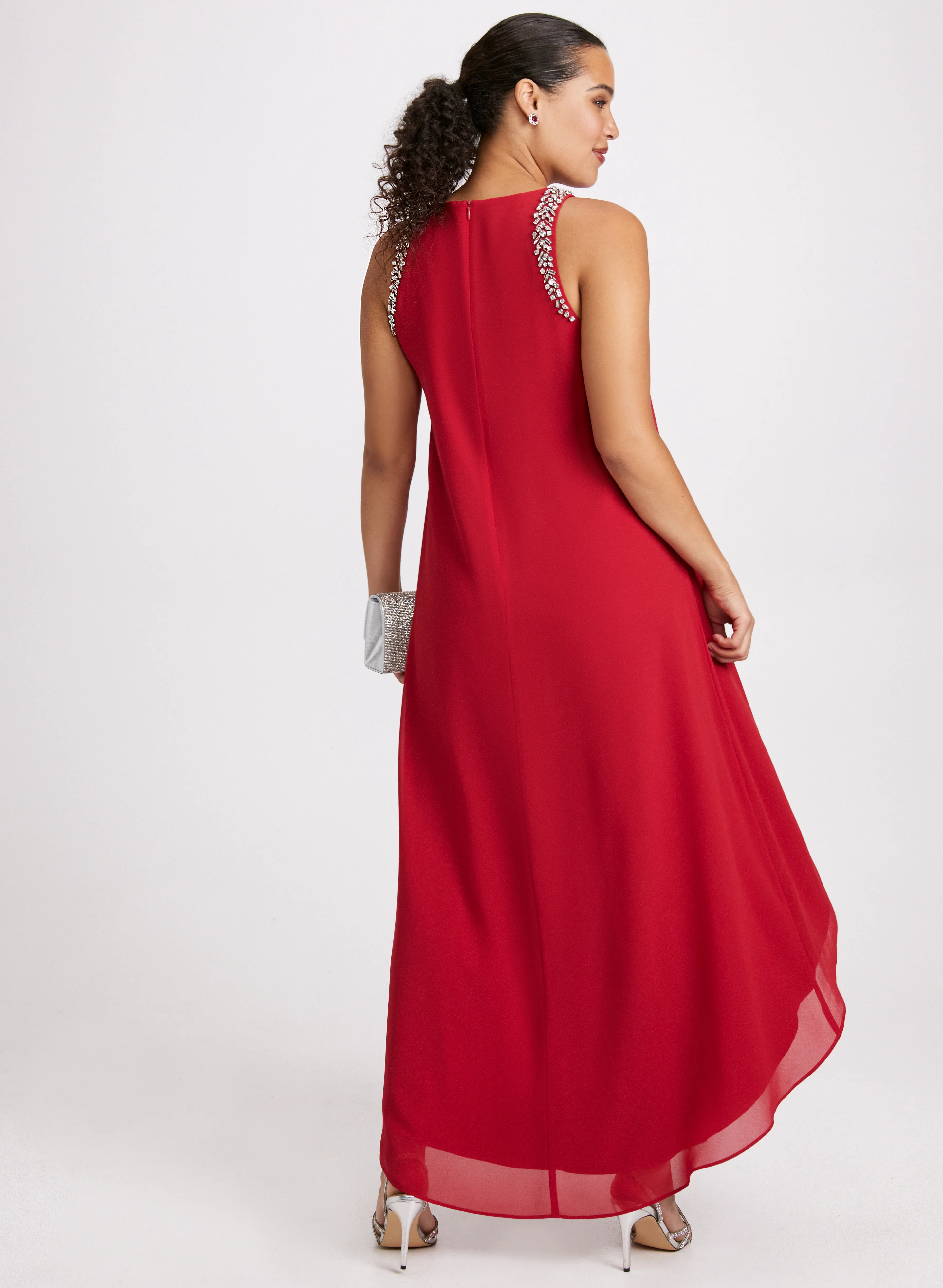 Sleeveless Chiffon Dress - Image 4