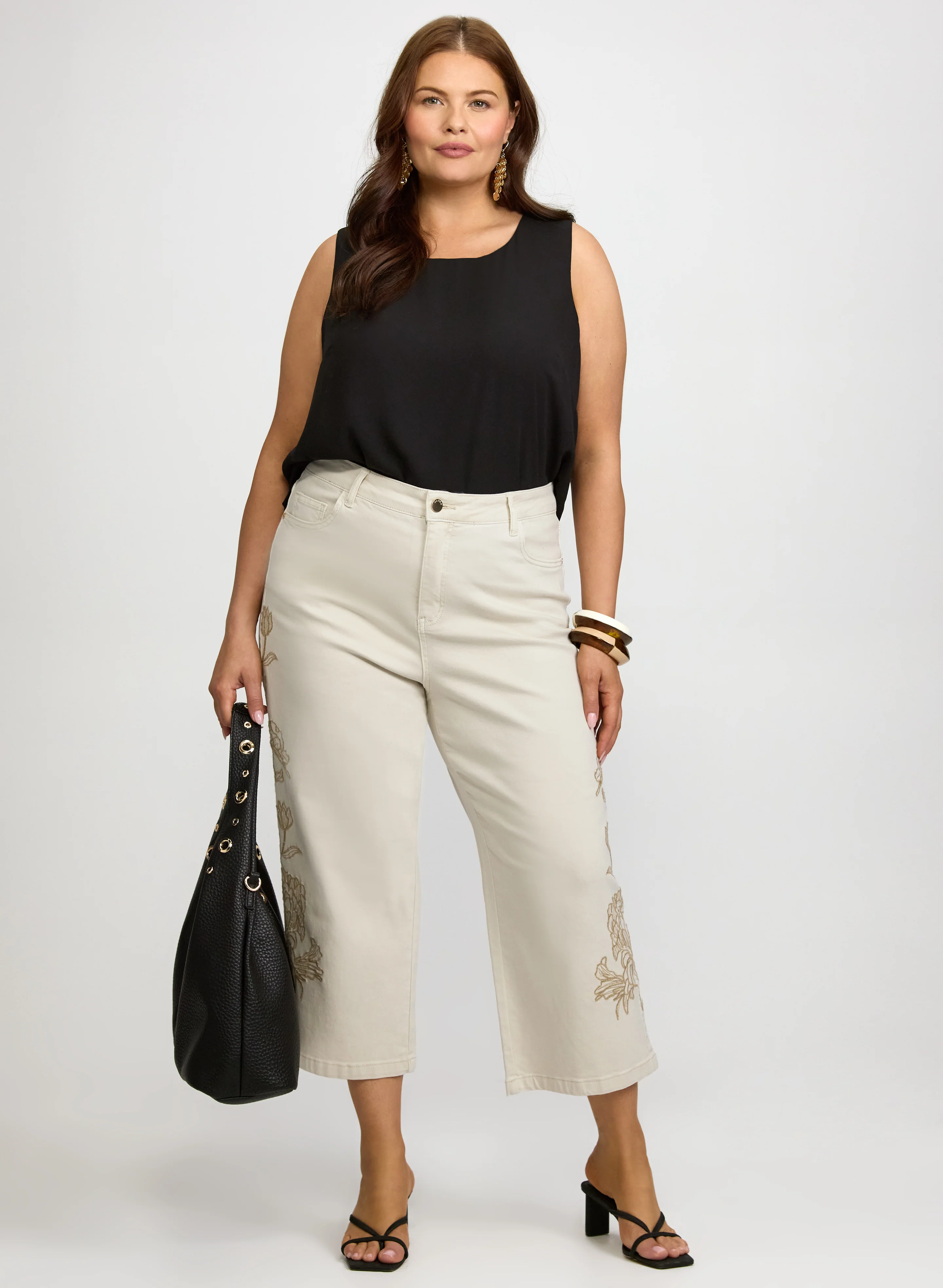Sleeveless Crepe Blouse - Image 4