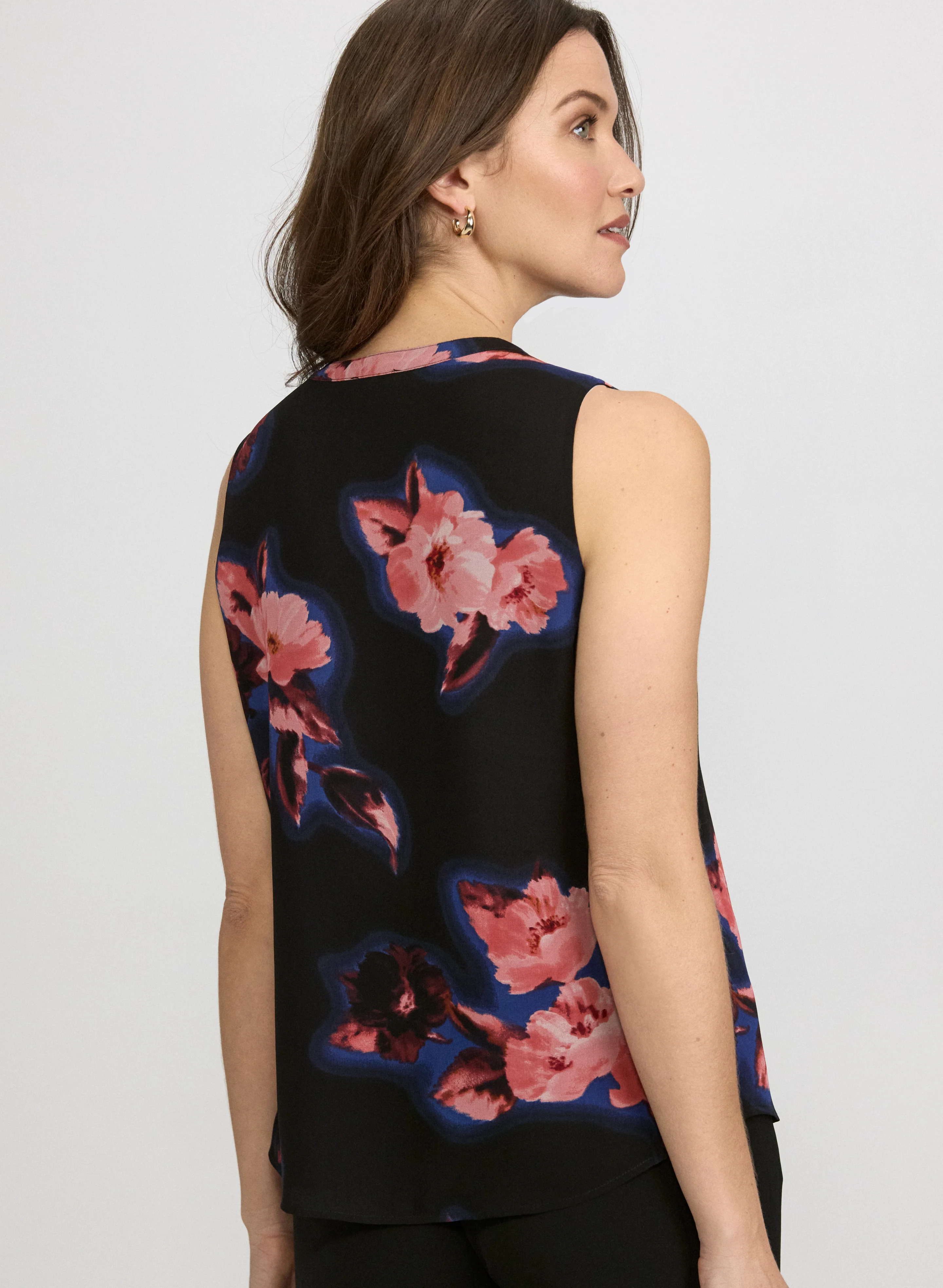 Sleeveless Floral Blouse - Image 4