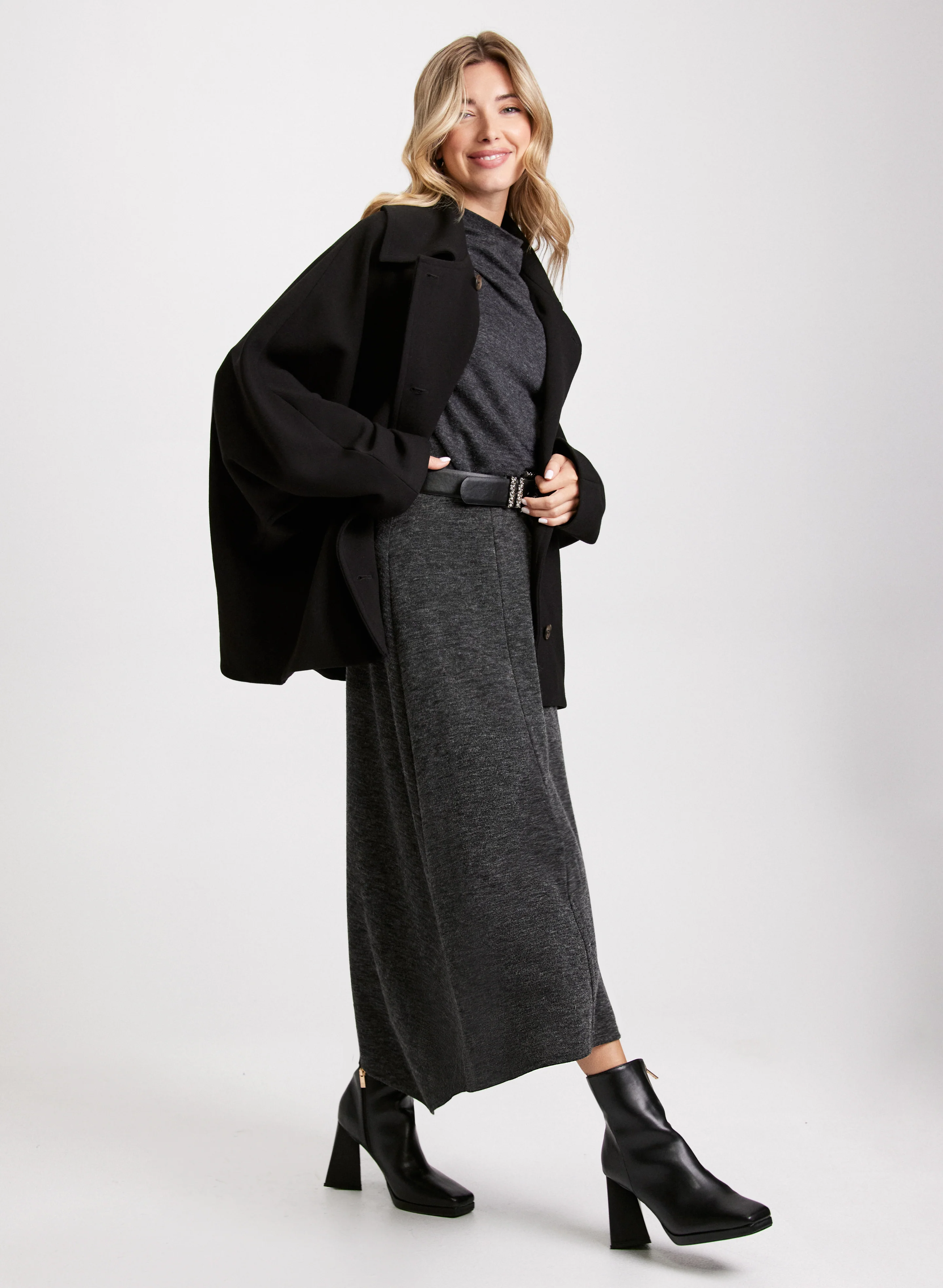 Sleeveless Funnel Neck Sweater - Image 8