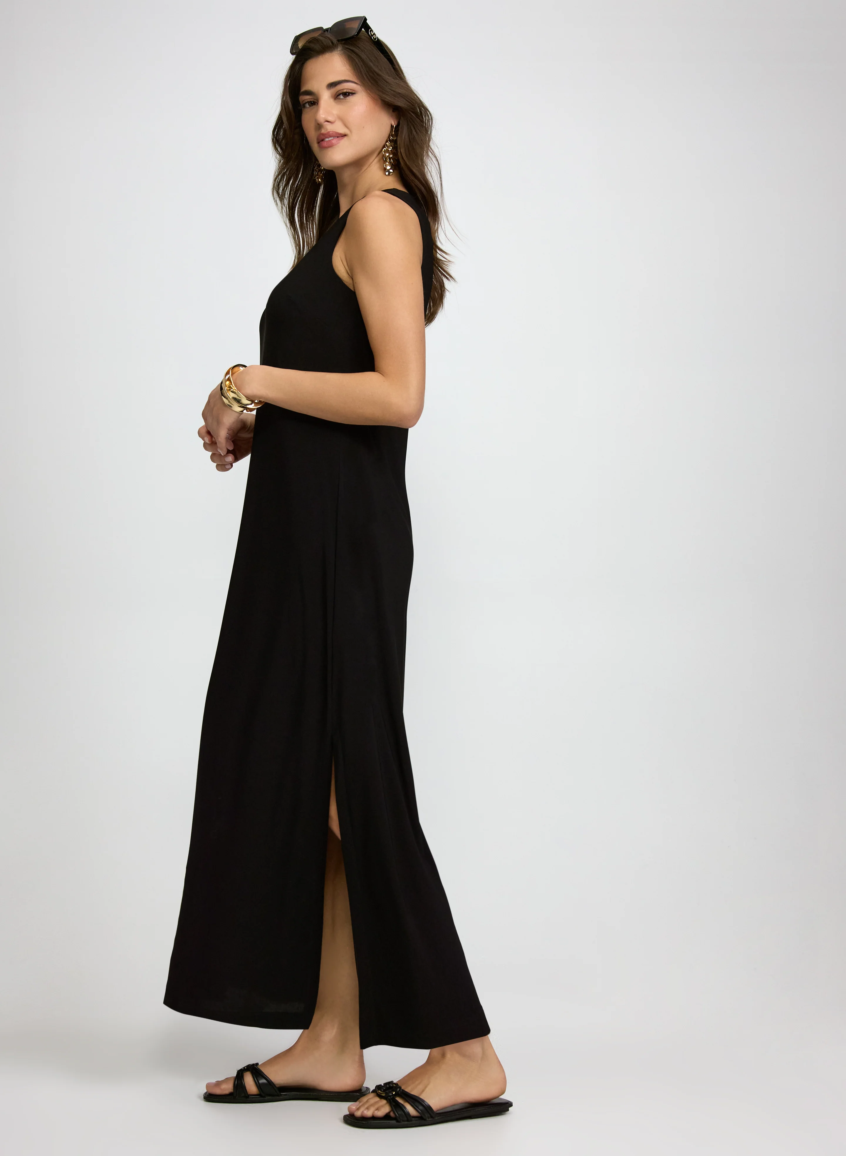 Sleeveless Jersey Maxi Dress - Image 2