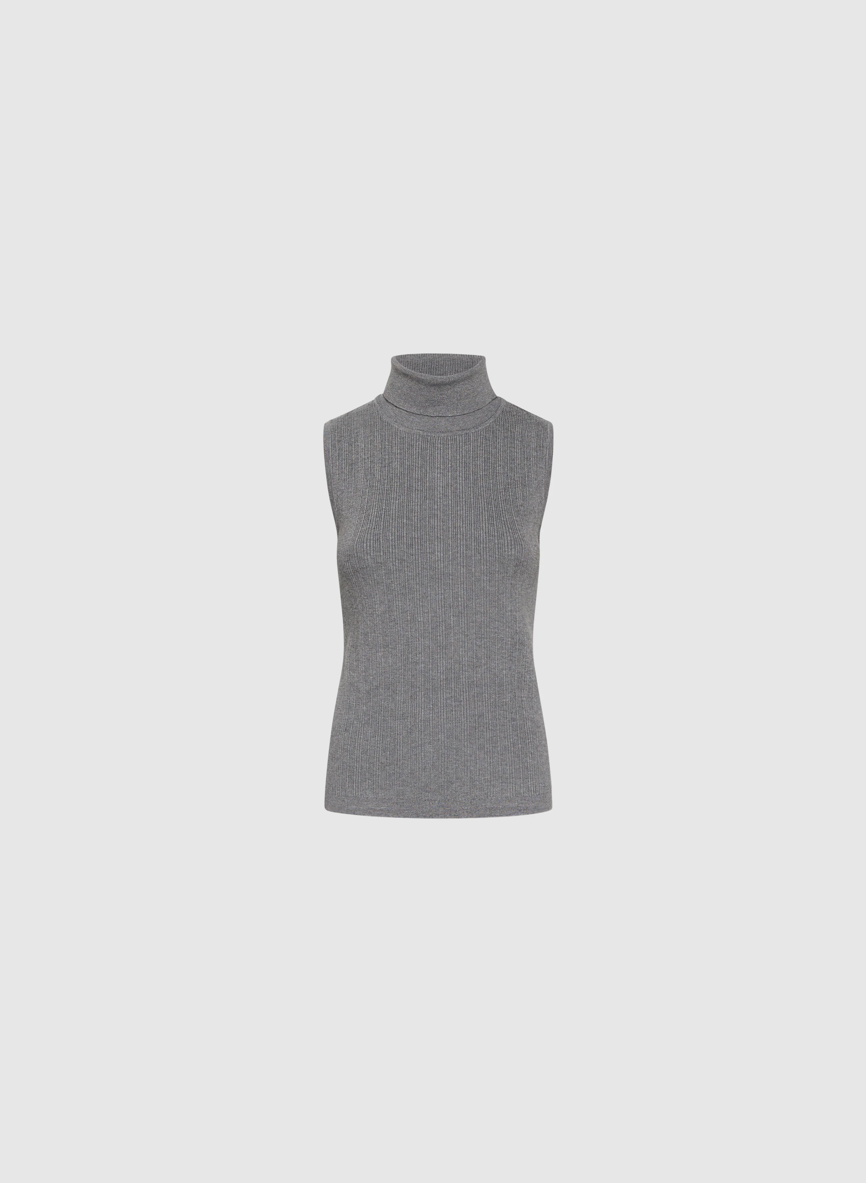 Sleeveless Knit Turtleneck - Image 6
