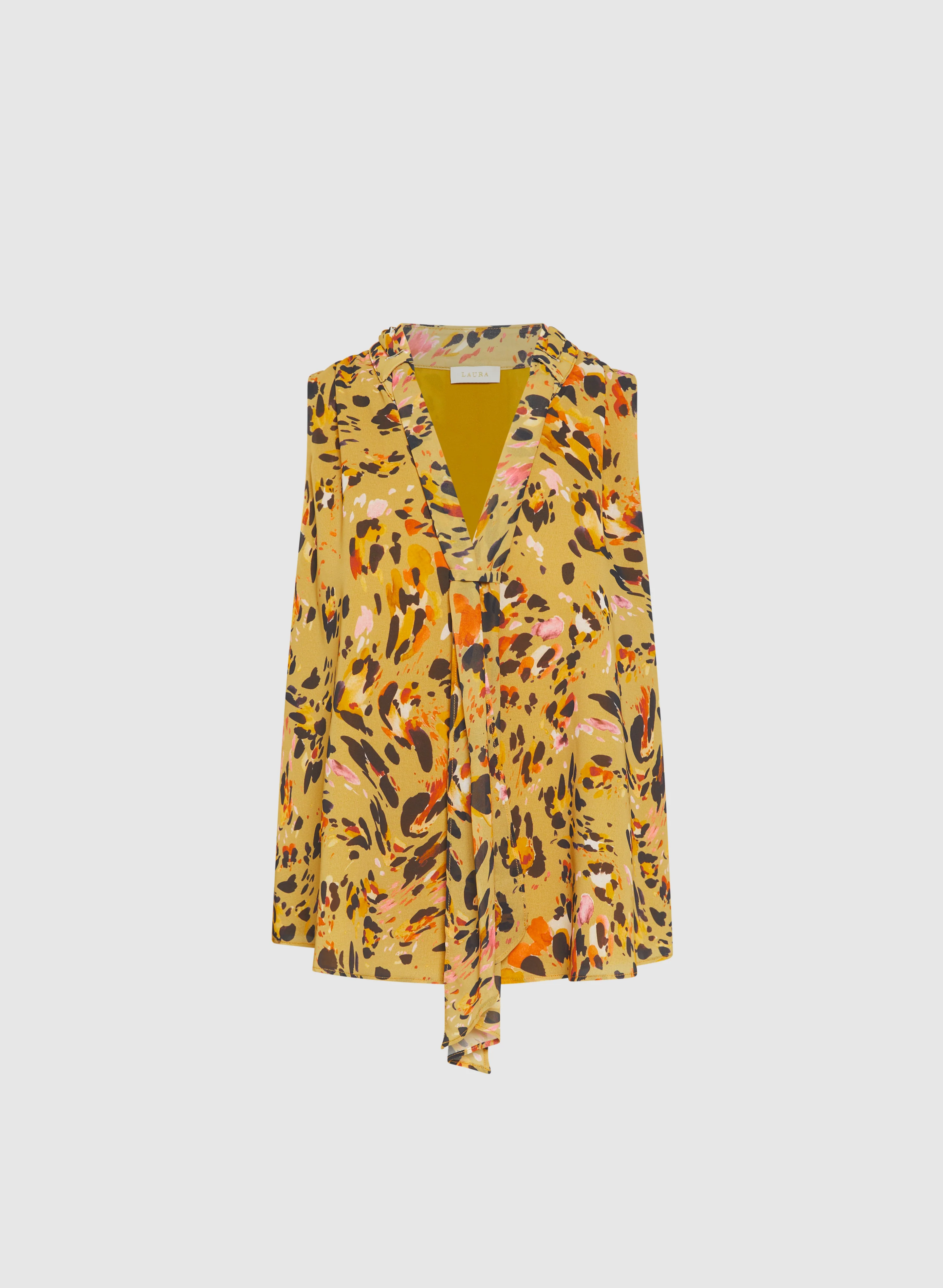 Sleeveless Leopard Print Blouse - Image 6