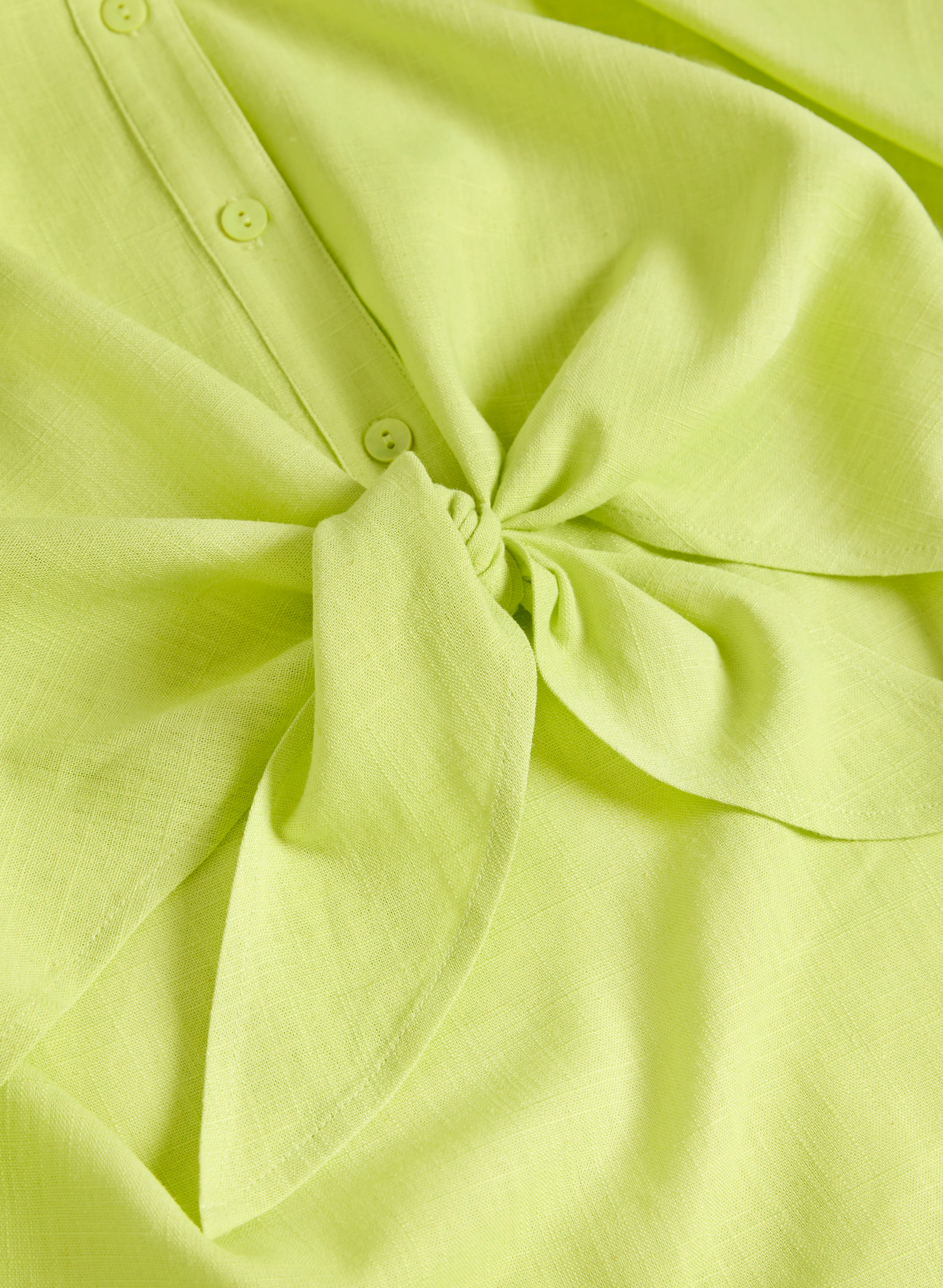 Sleeveless Linen-Blend Blouse - Image 7