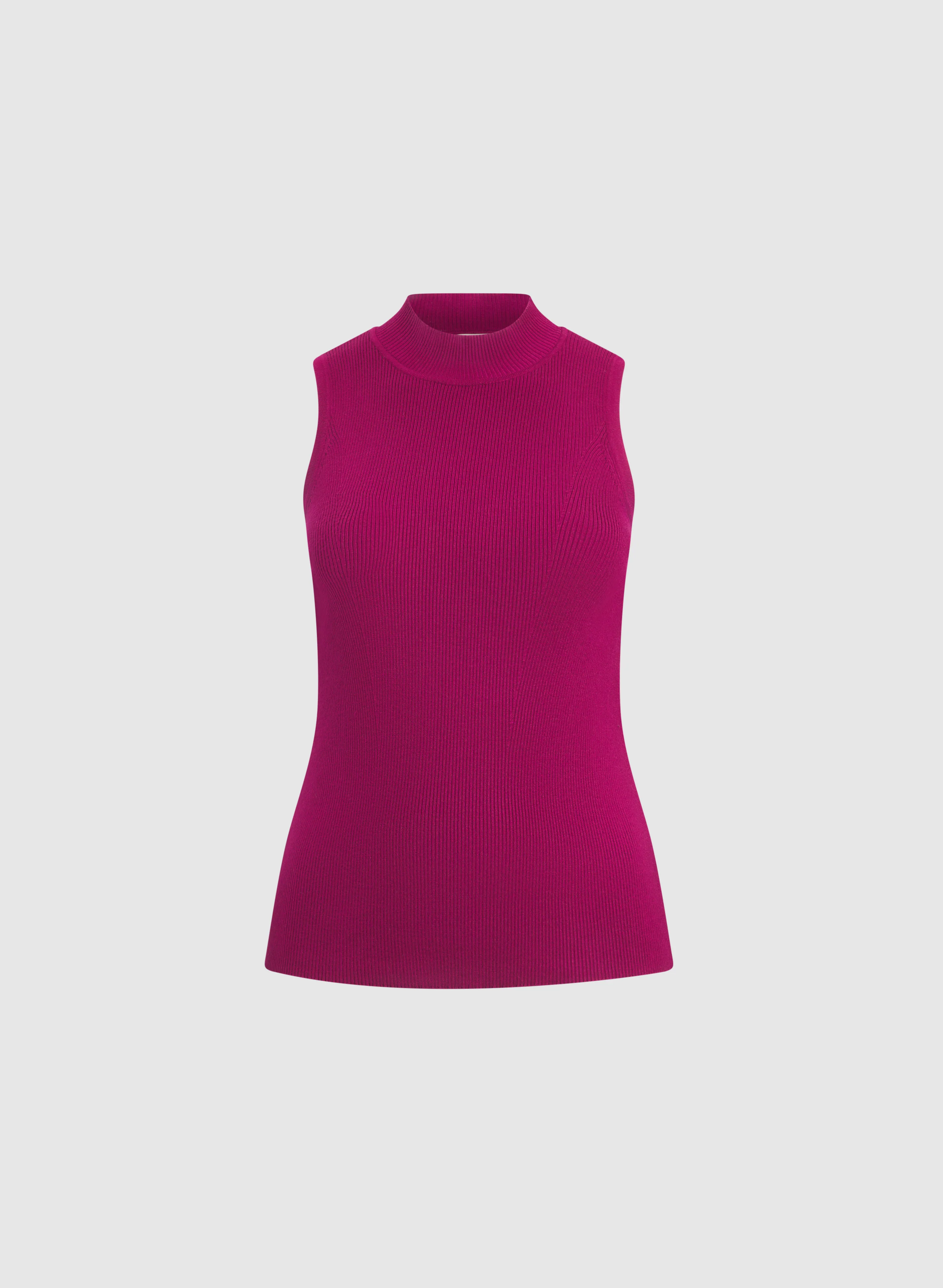Sleeveless Mock Neck Knit - Image 6