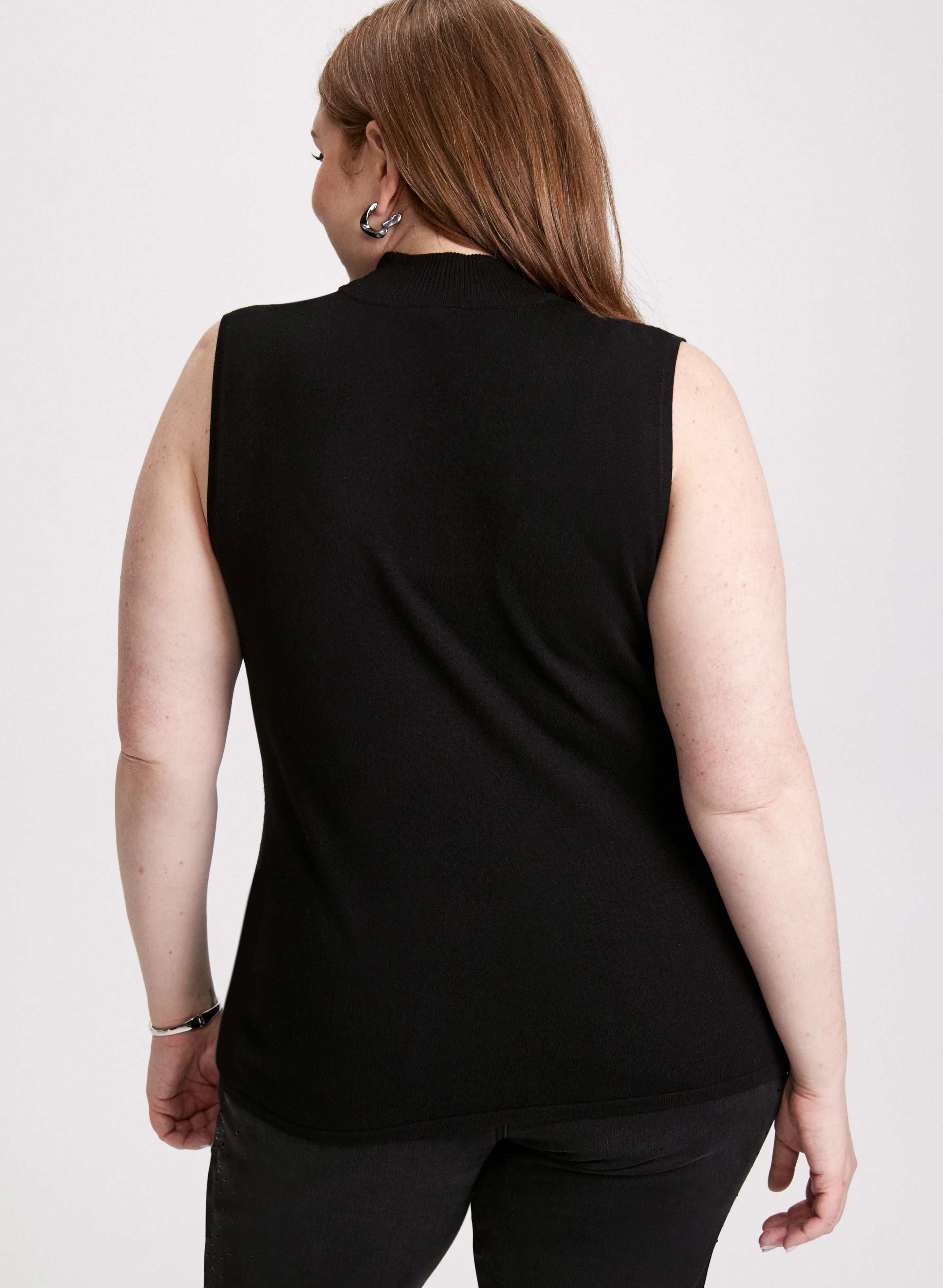 Essential Mock Neck Tank Top - Image 4