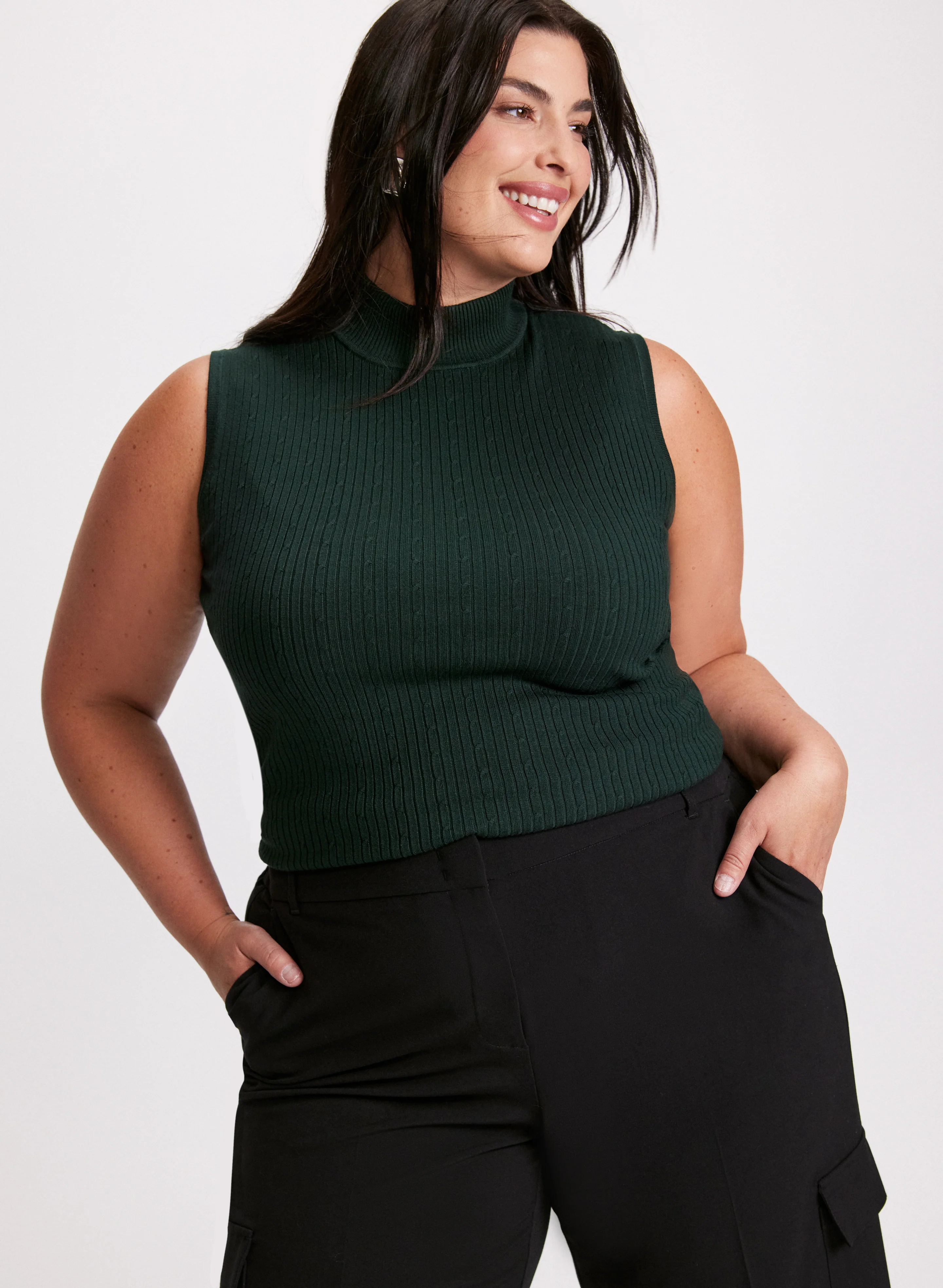 Essential Mock Neck Tank Top