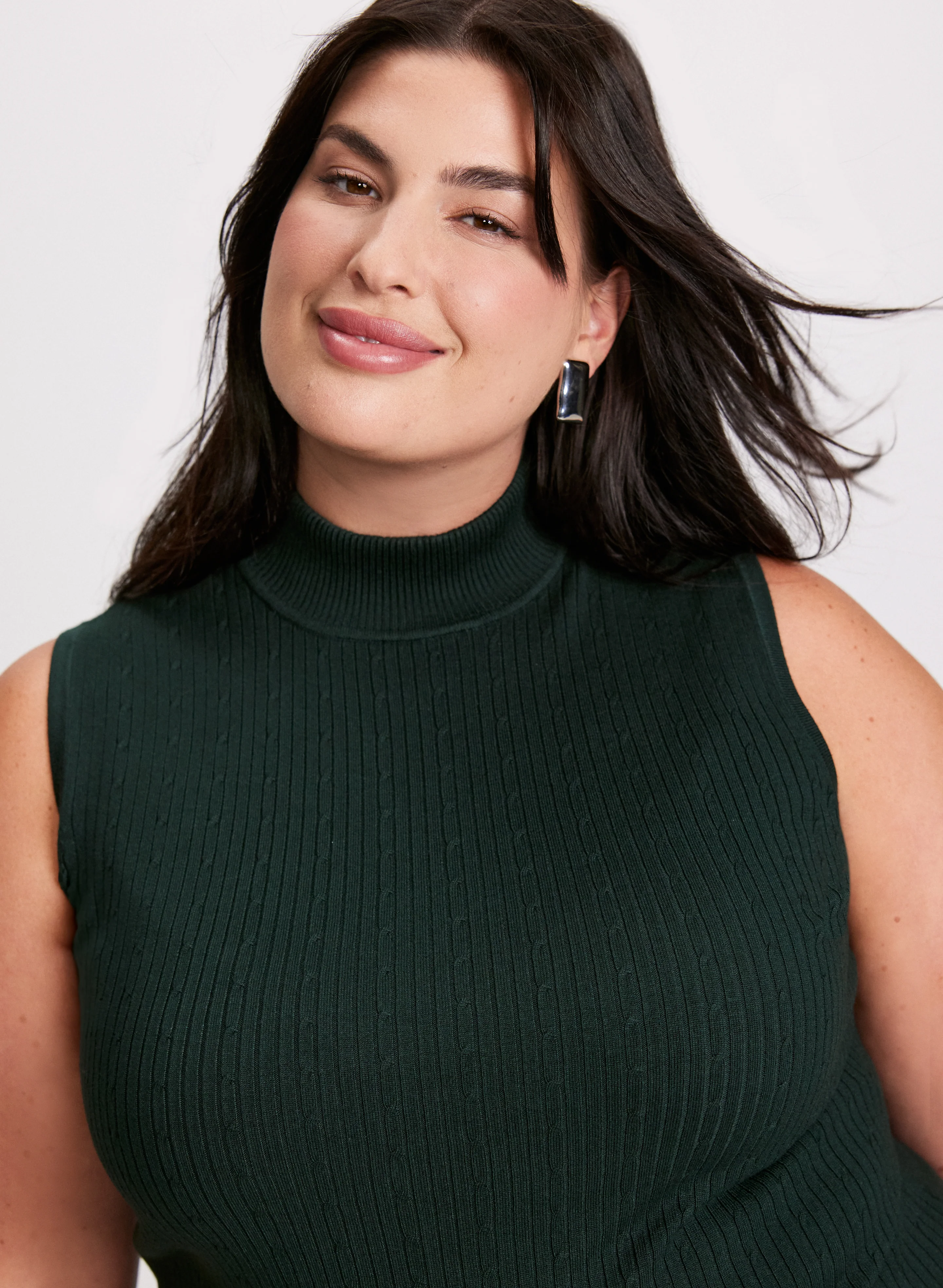 Essential Mock Neck Tank Top - Image 2