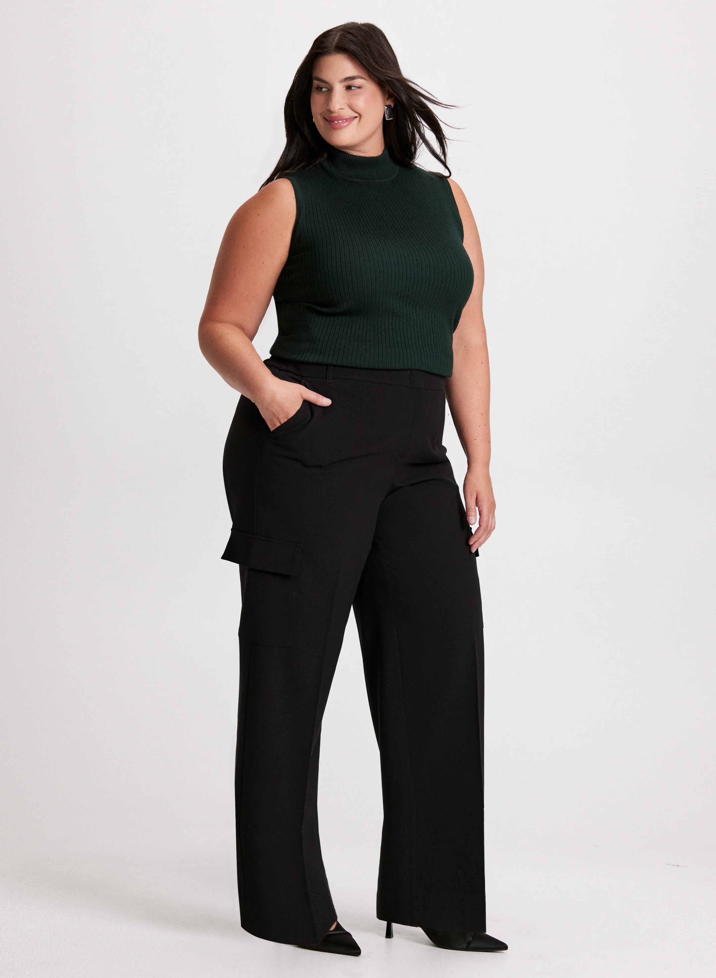 Essential Mock Neck Tank Top - Image 3