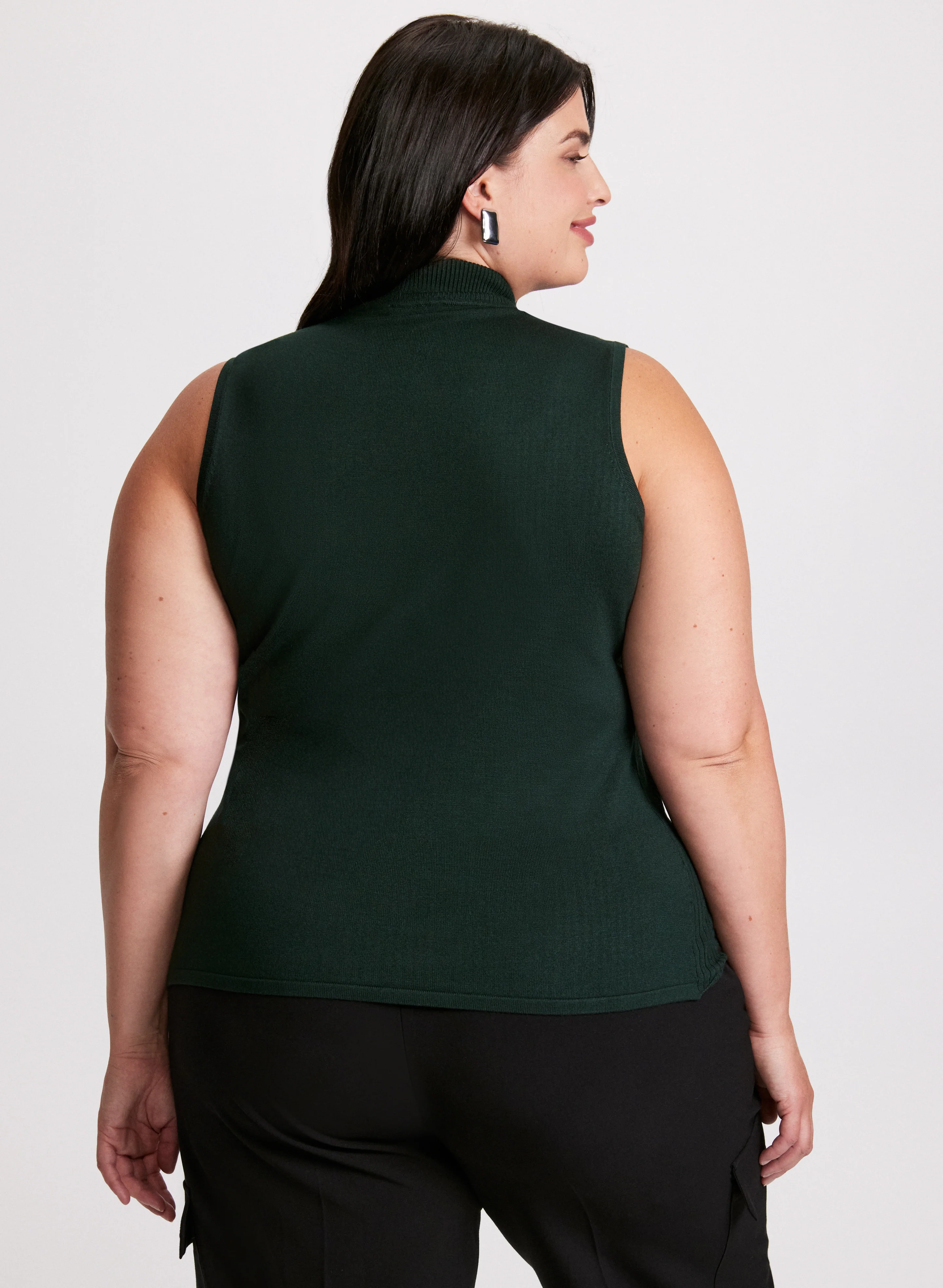Essential Mock Neck Tank Top - Image 4