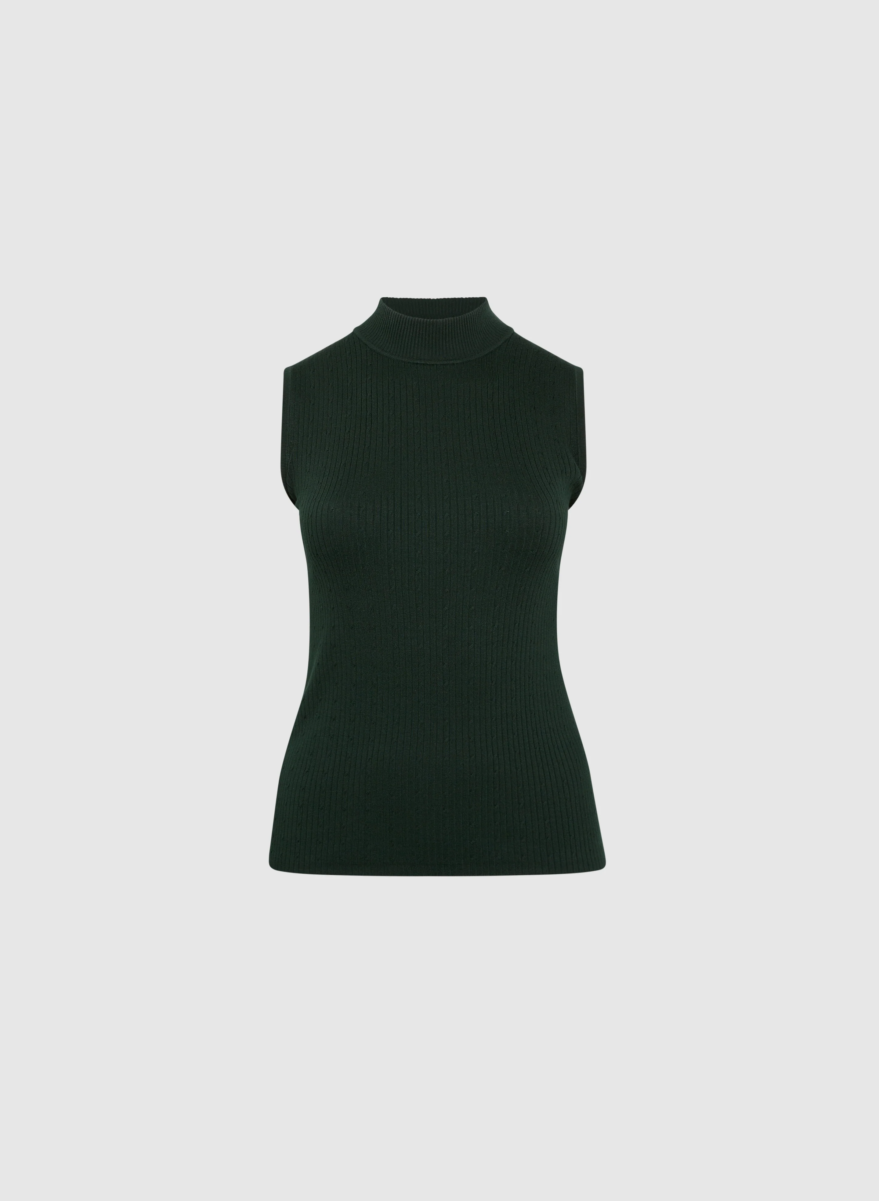 Essential Mock Neck Tank Top - Image 6