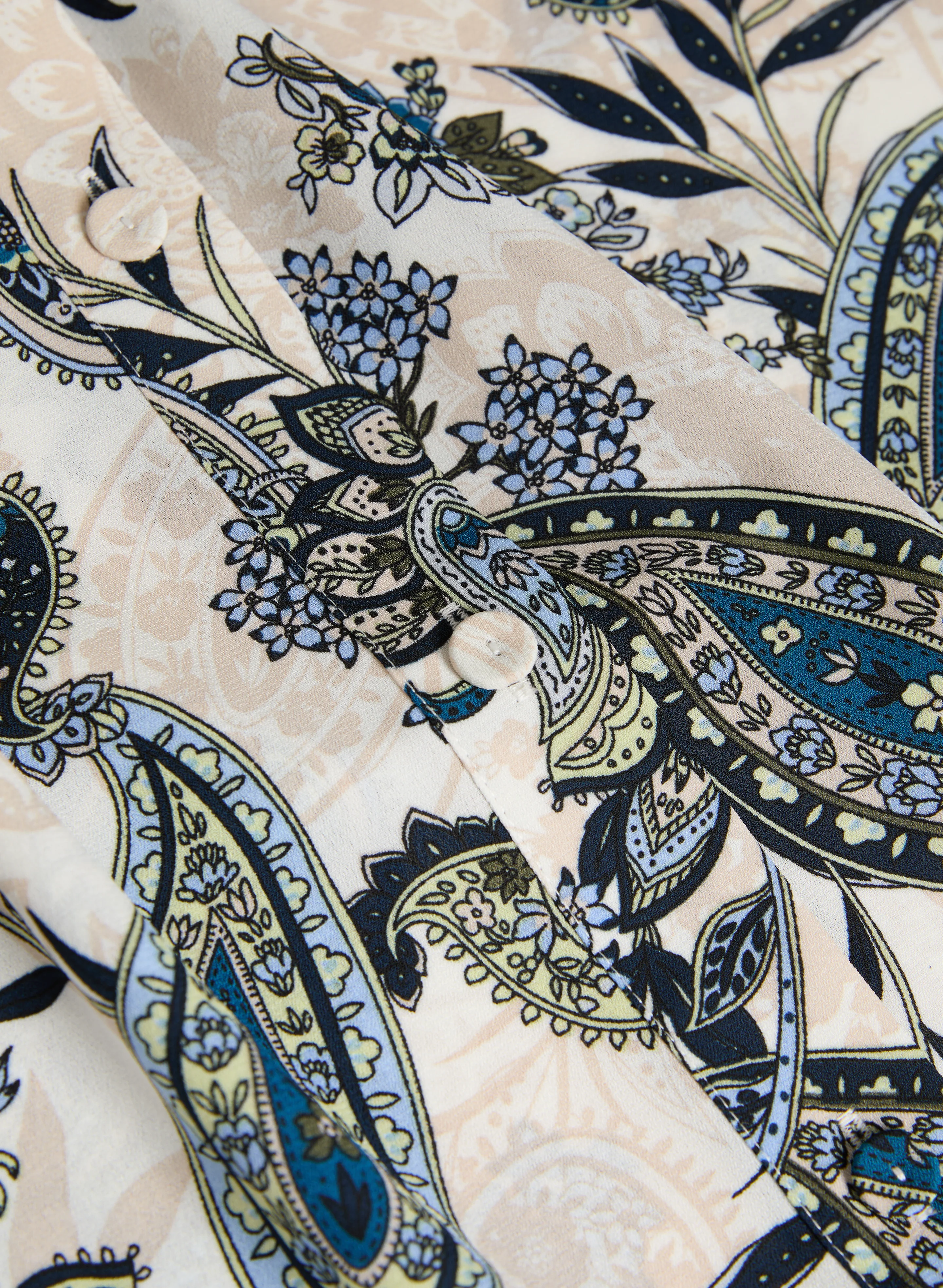 Sleeveless Paisley Print Blouse - Image 7