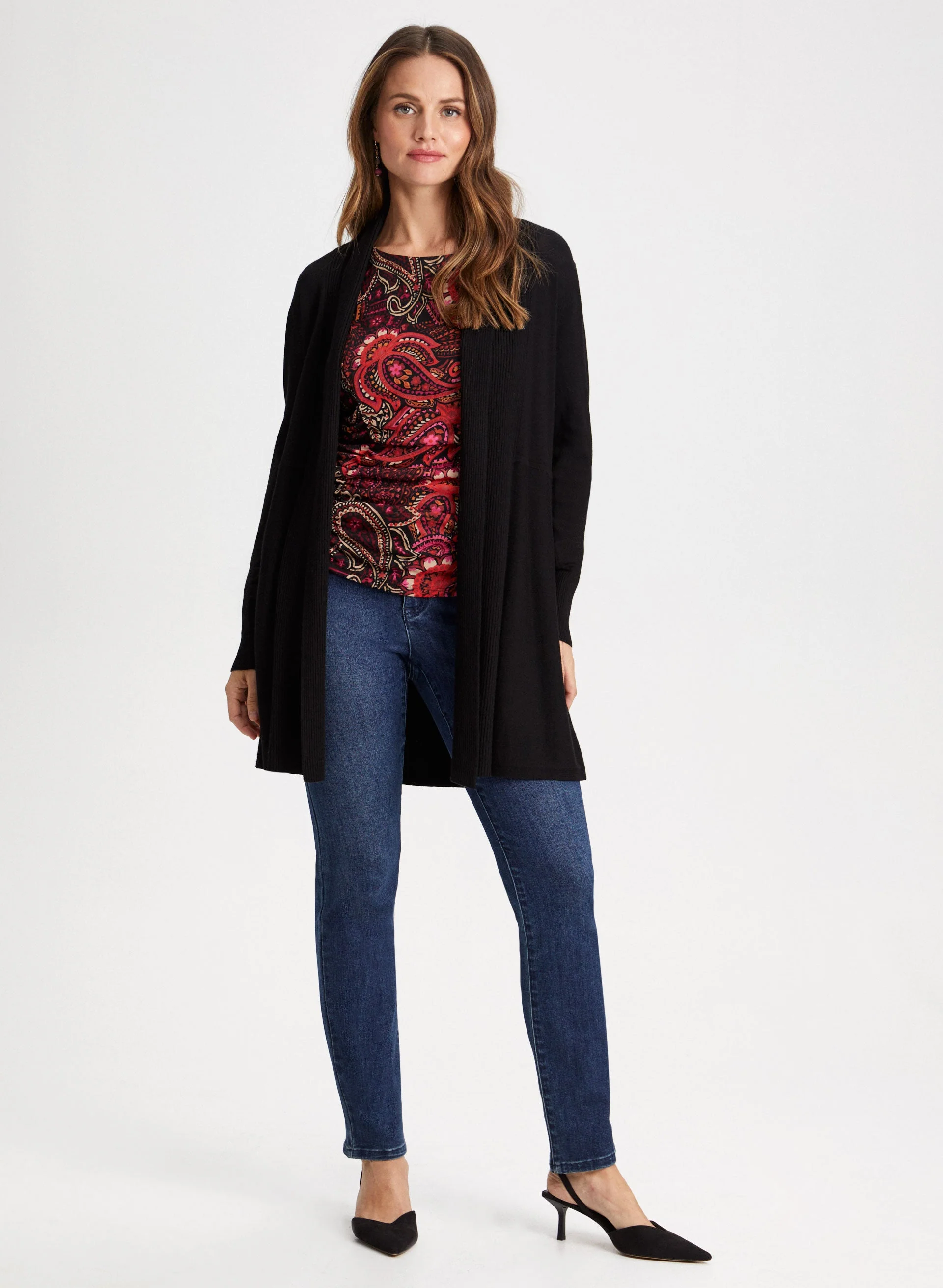 Sleeveless Paisley Print Top - Image 3
