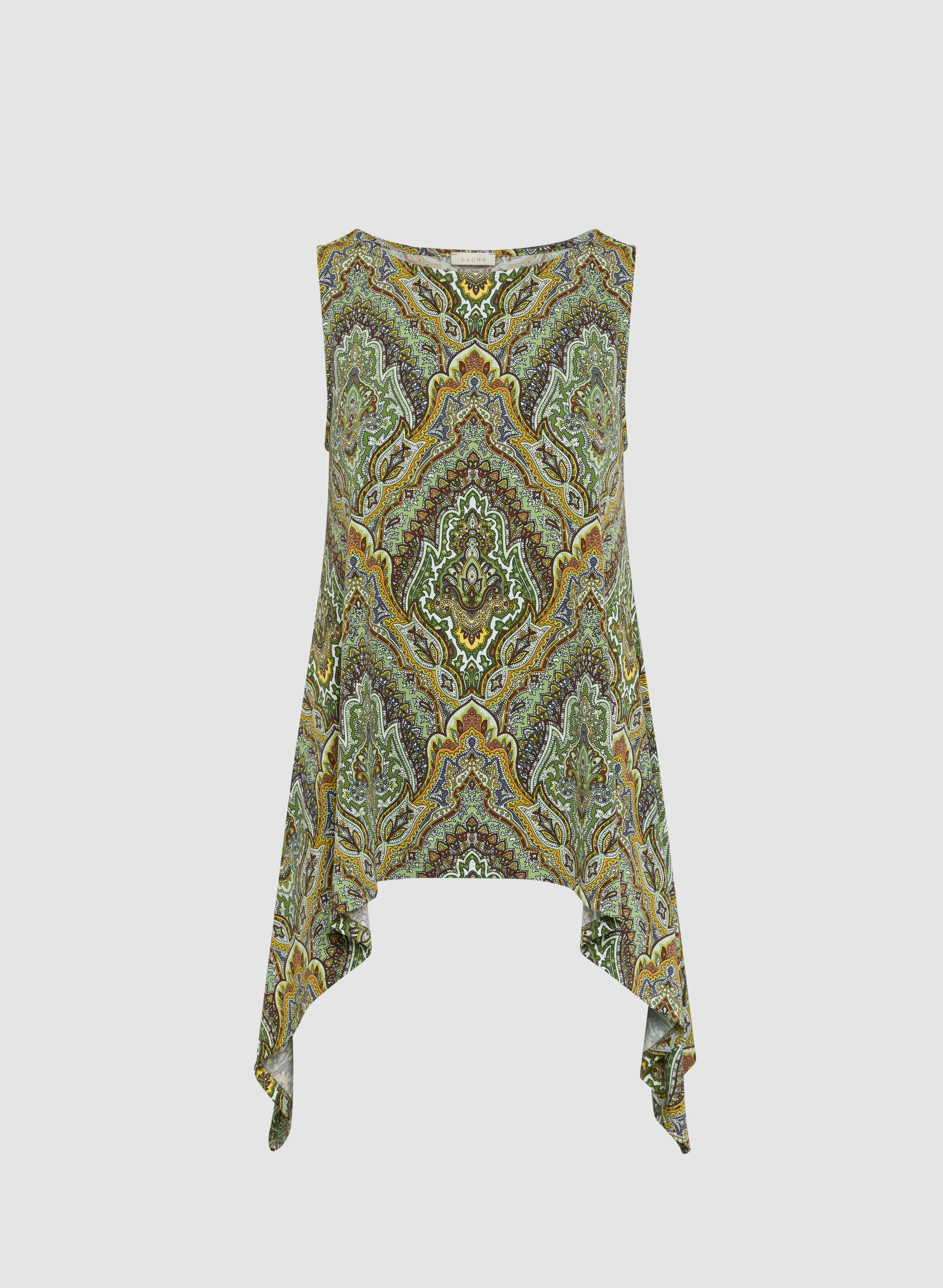 Sleeveless Paisley Top - Image 6