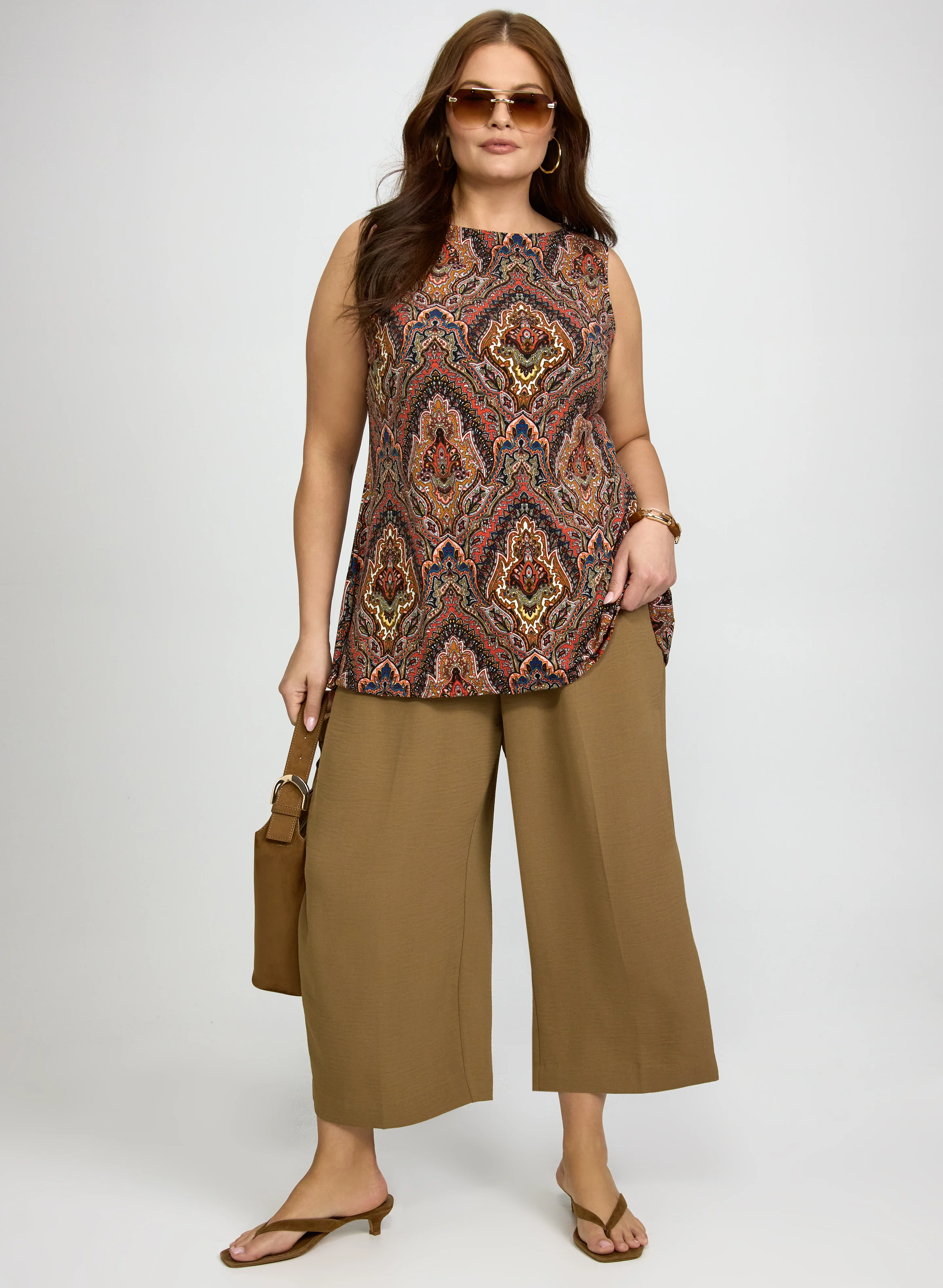 Sleeveless Paisley Top - Image 3