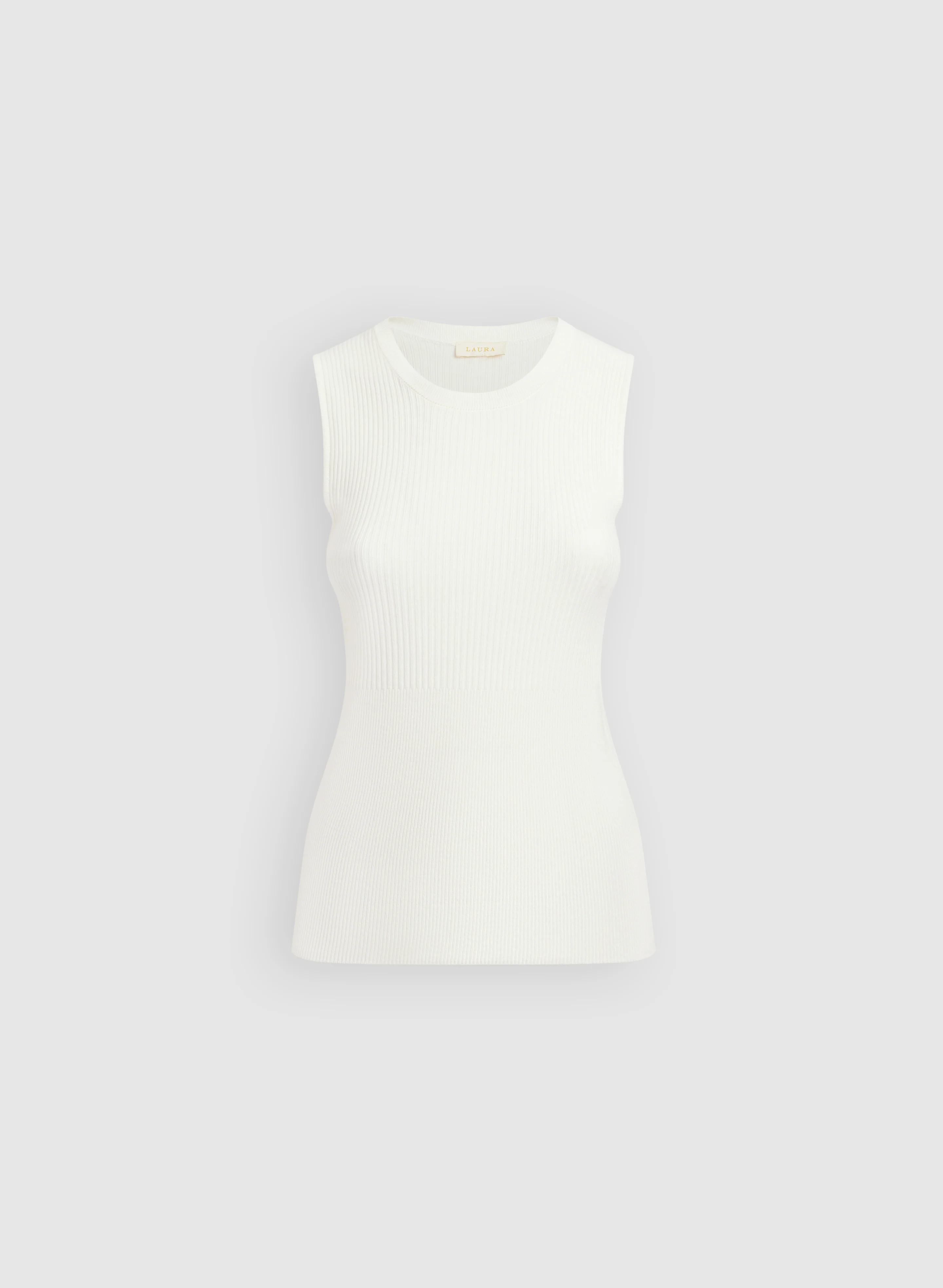 Sleeveless Ribbed Knit Top - Image 6