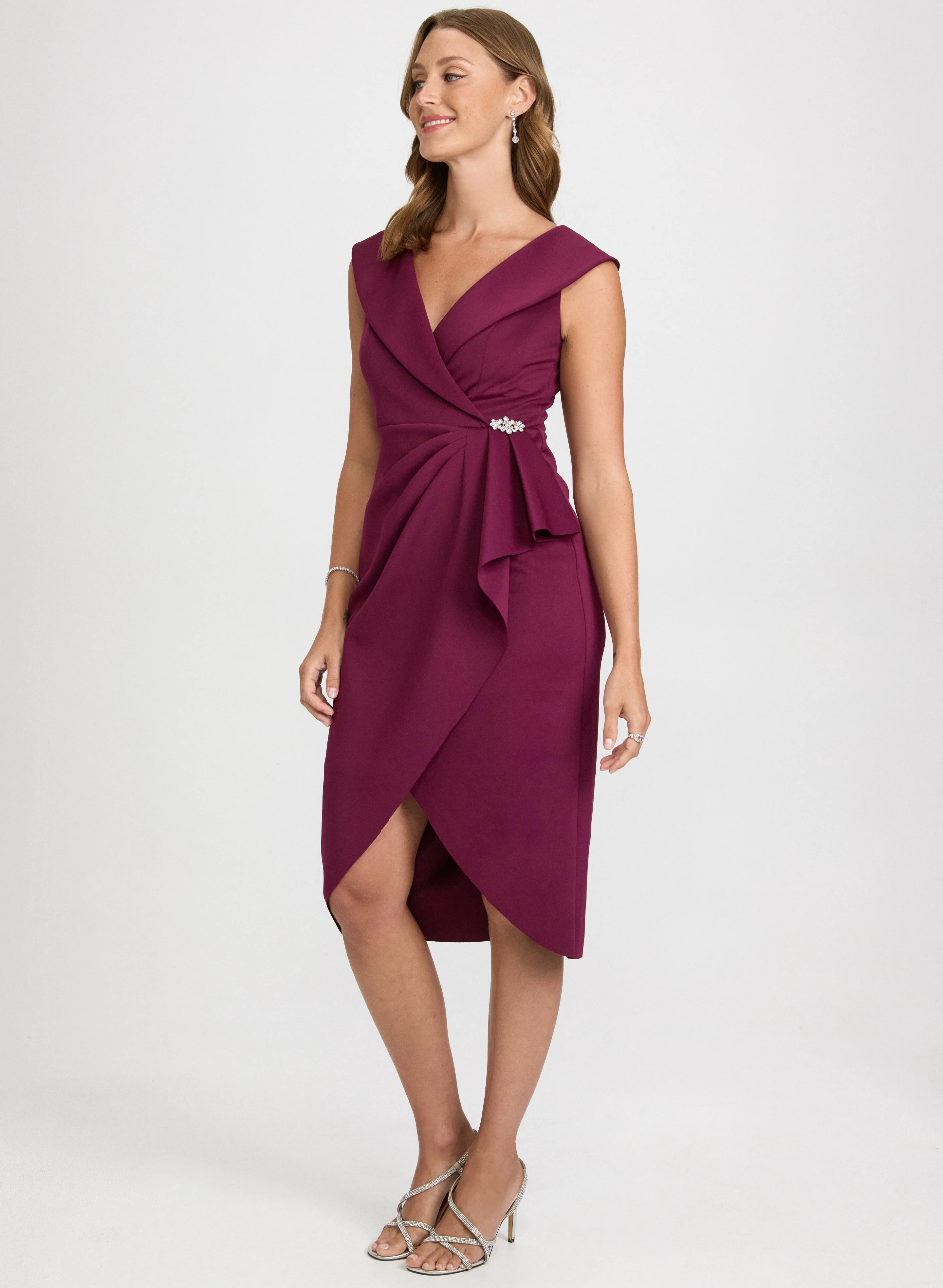 Sleeveless Scuba Dress - Image 2