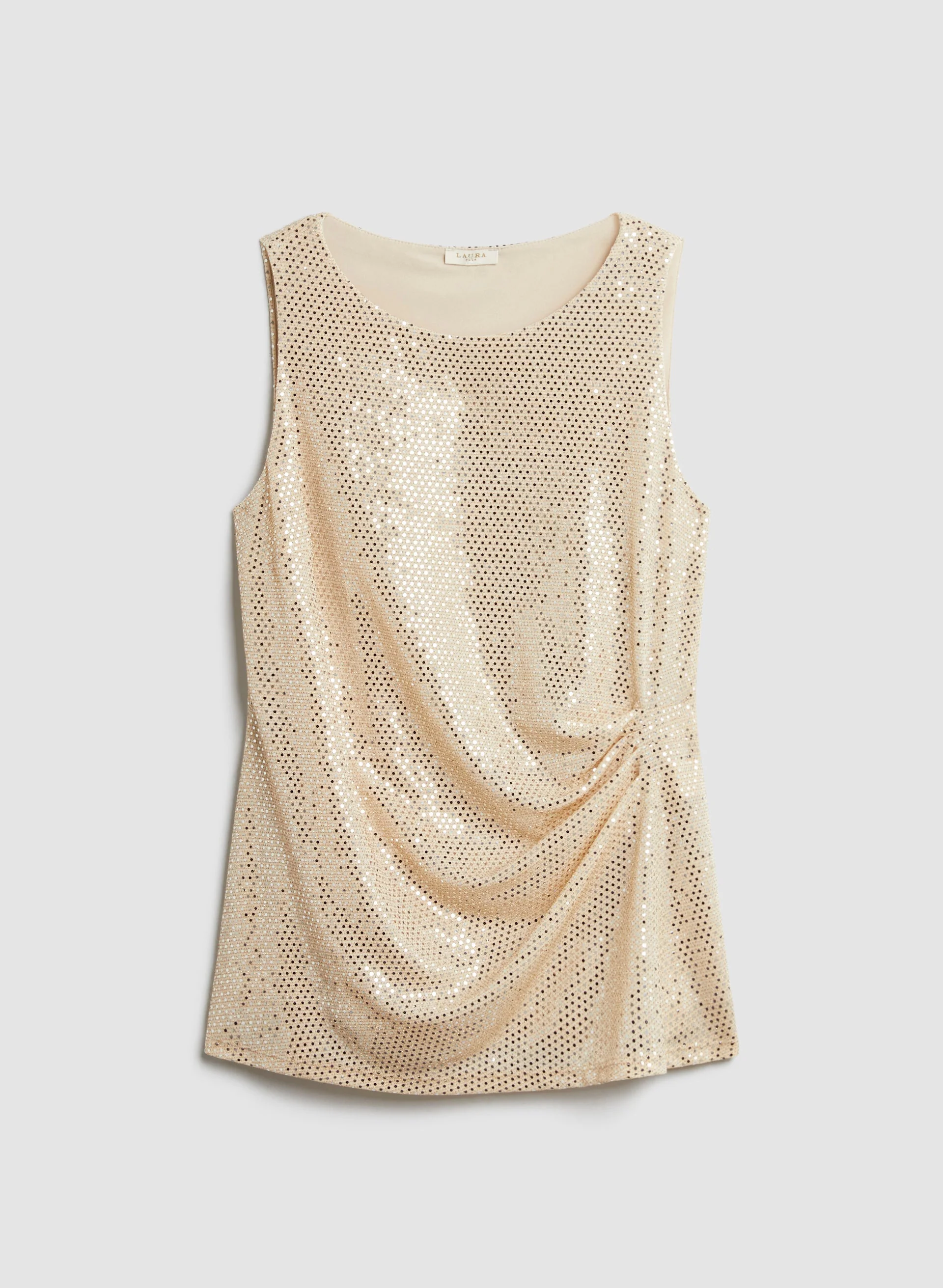 Sleeveless Sequin Detail Top - Image 6