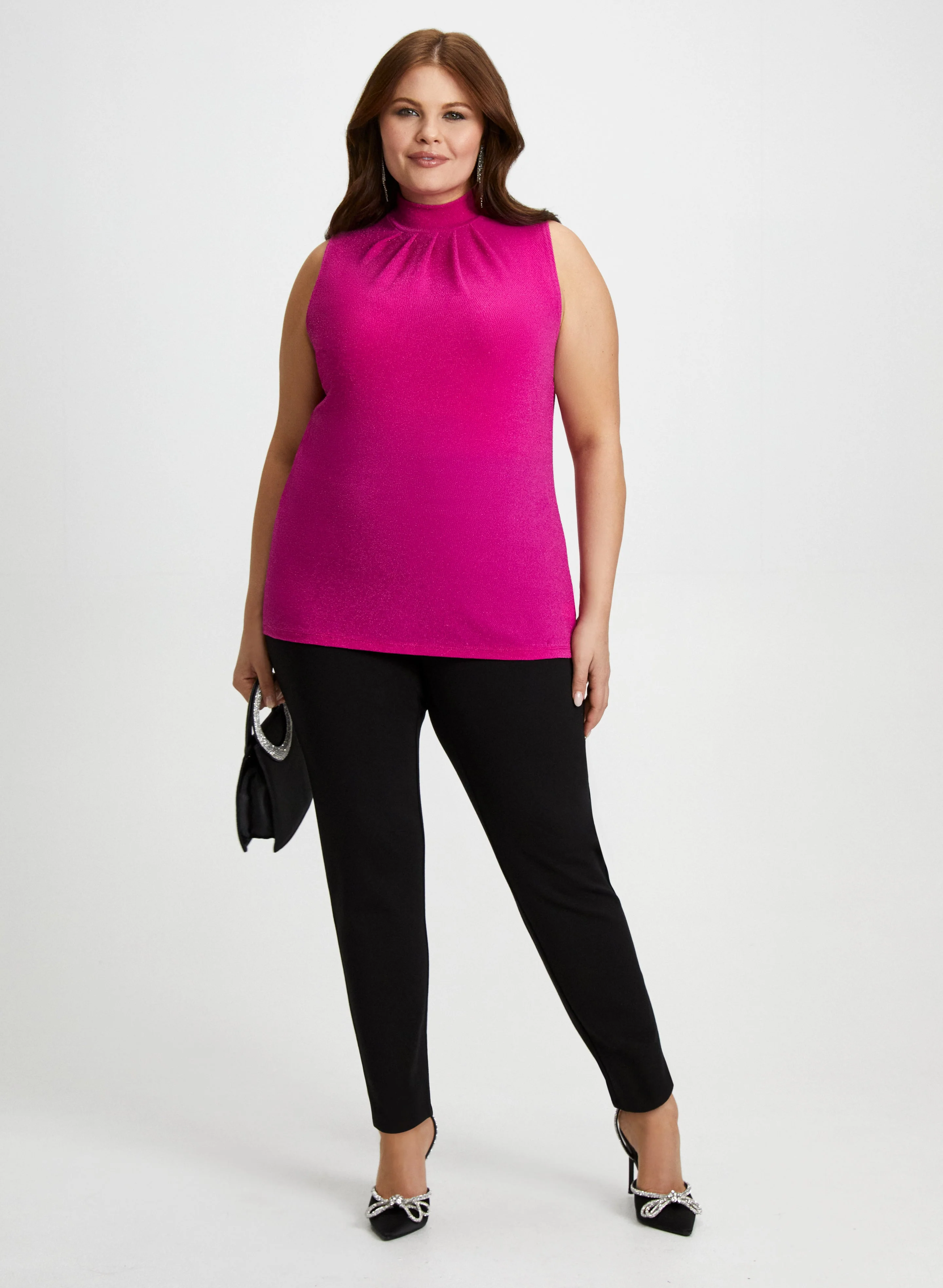 Sleeveless Top & Bow Detail Pants