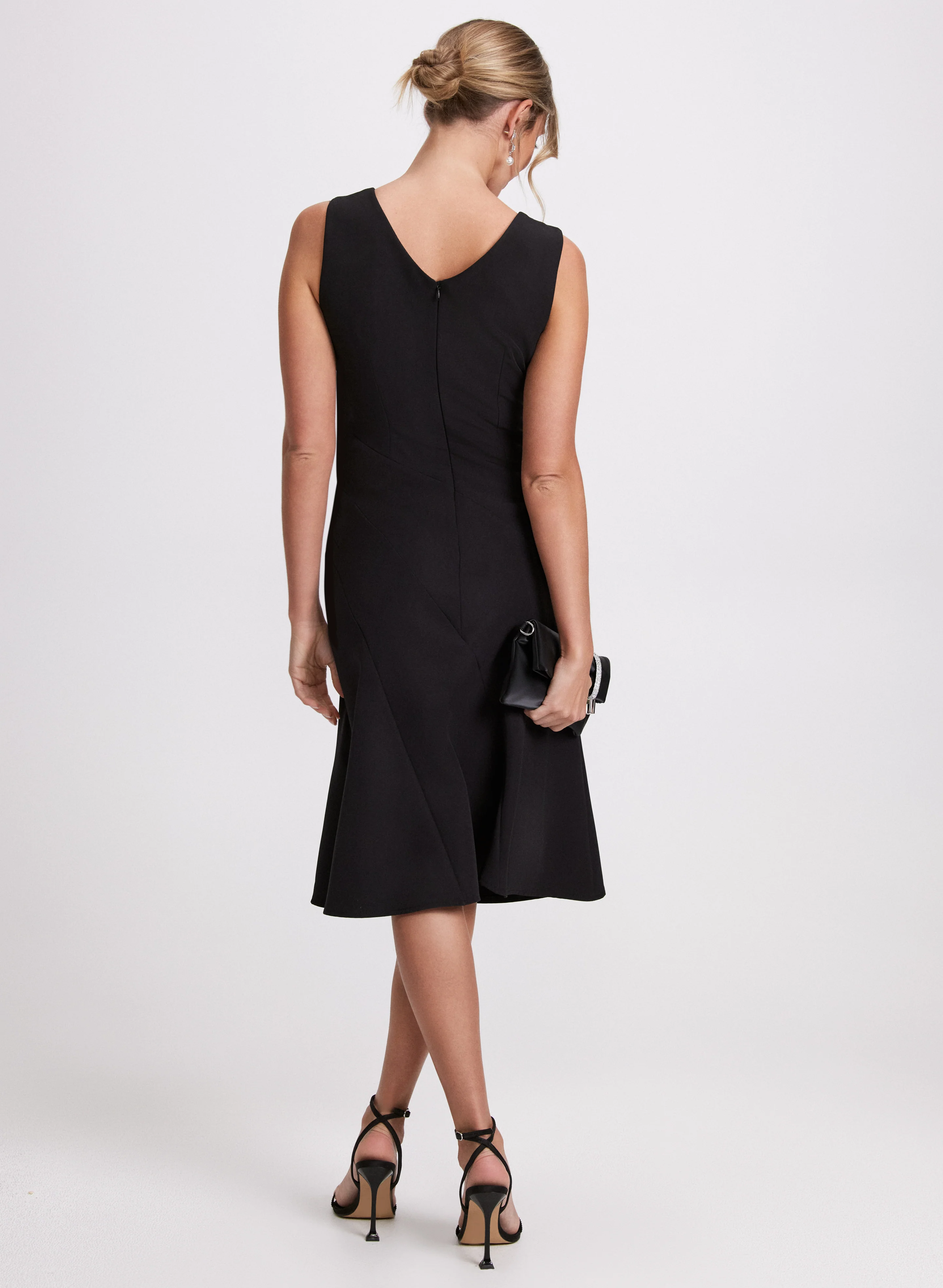 Sleeveless V-Neck Dress - Image 3