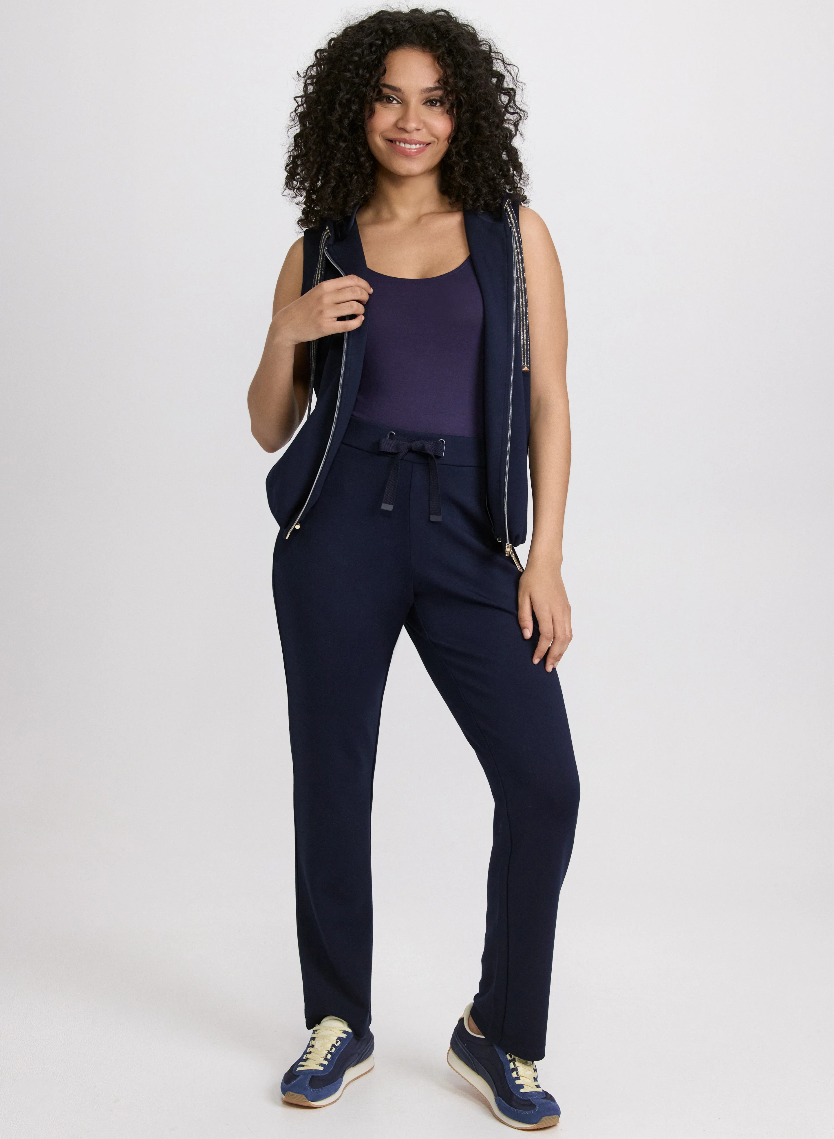 Sleeveless Zip-Up Top - Image 3