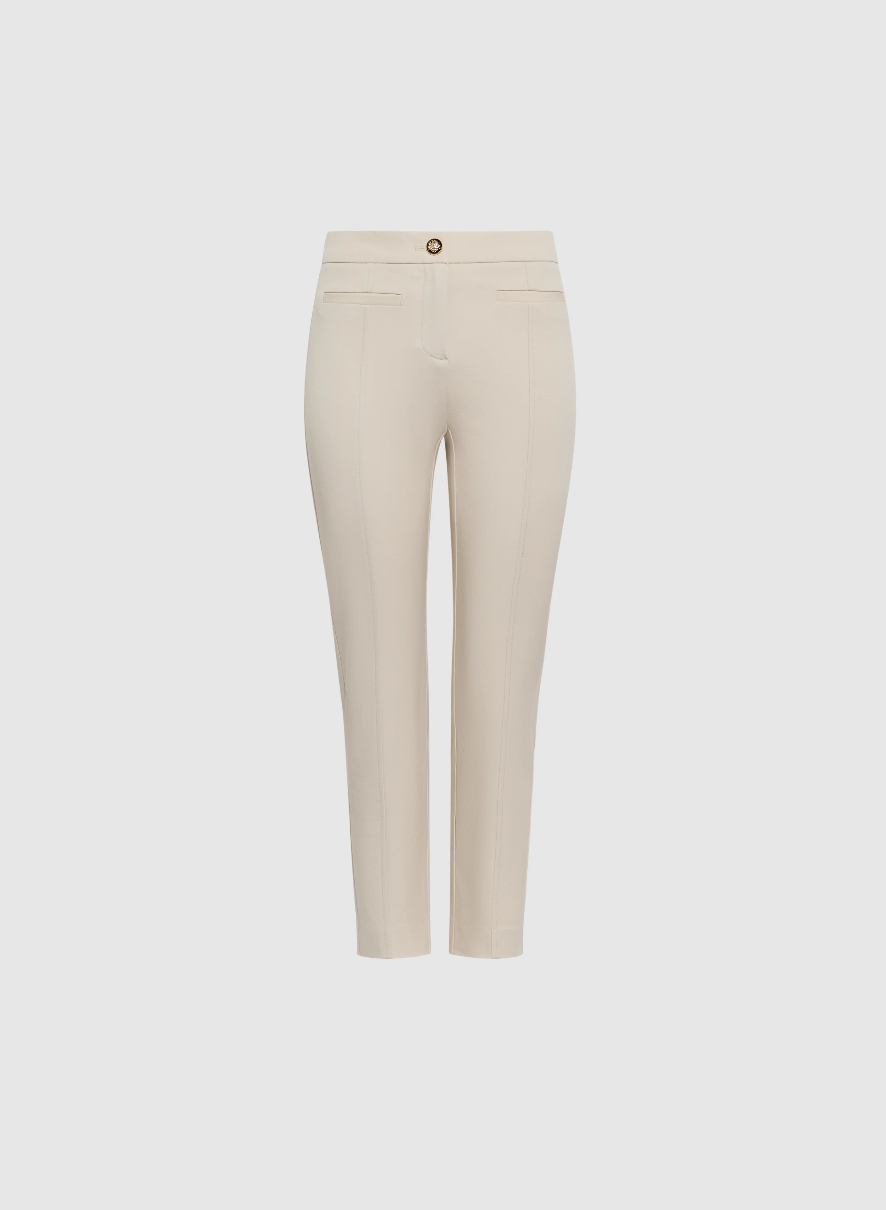 Emma Pleated Slim-Leg Pants – Short - Image 5