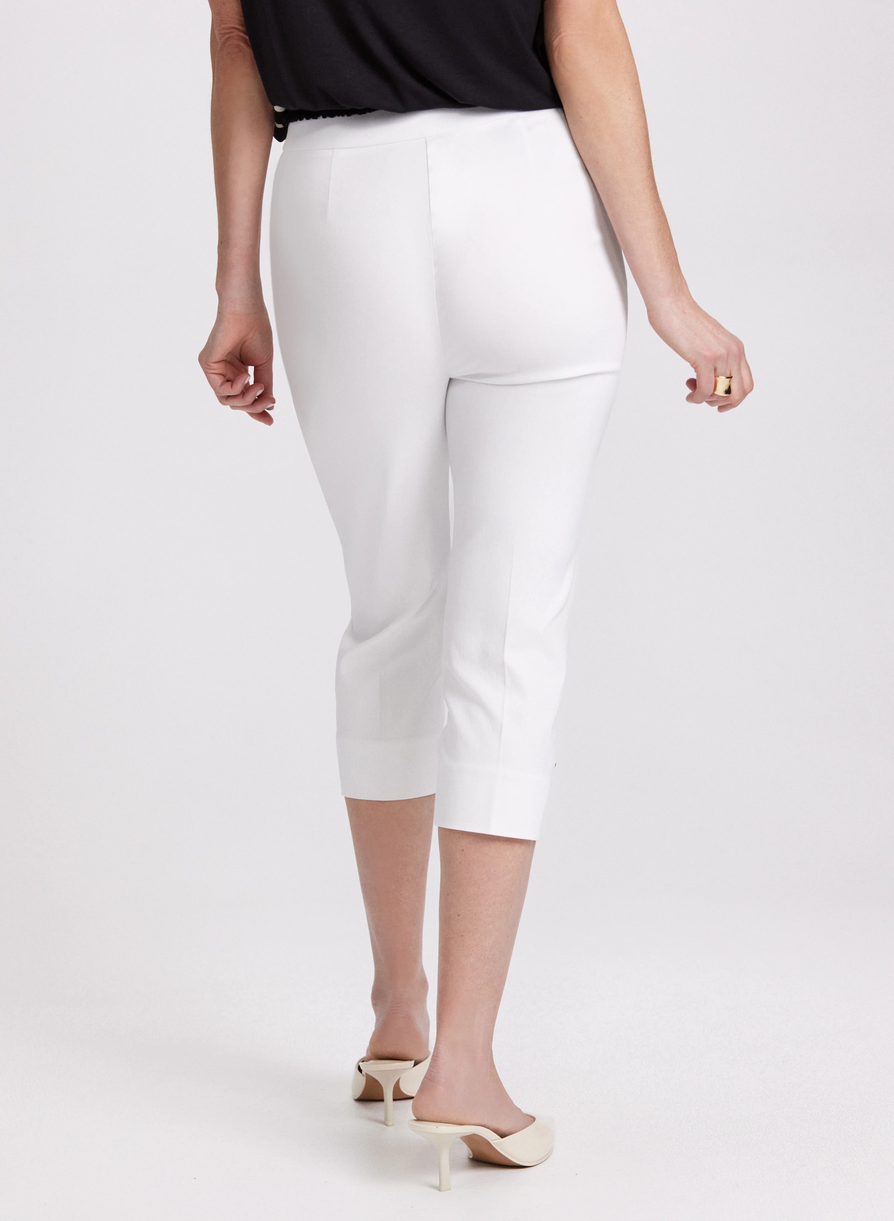 High-Rise Bengaline Capris - Image 5