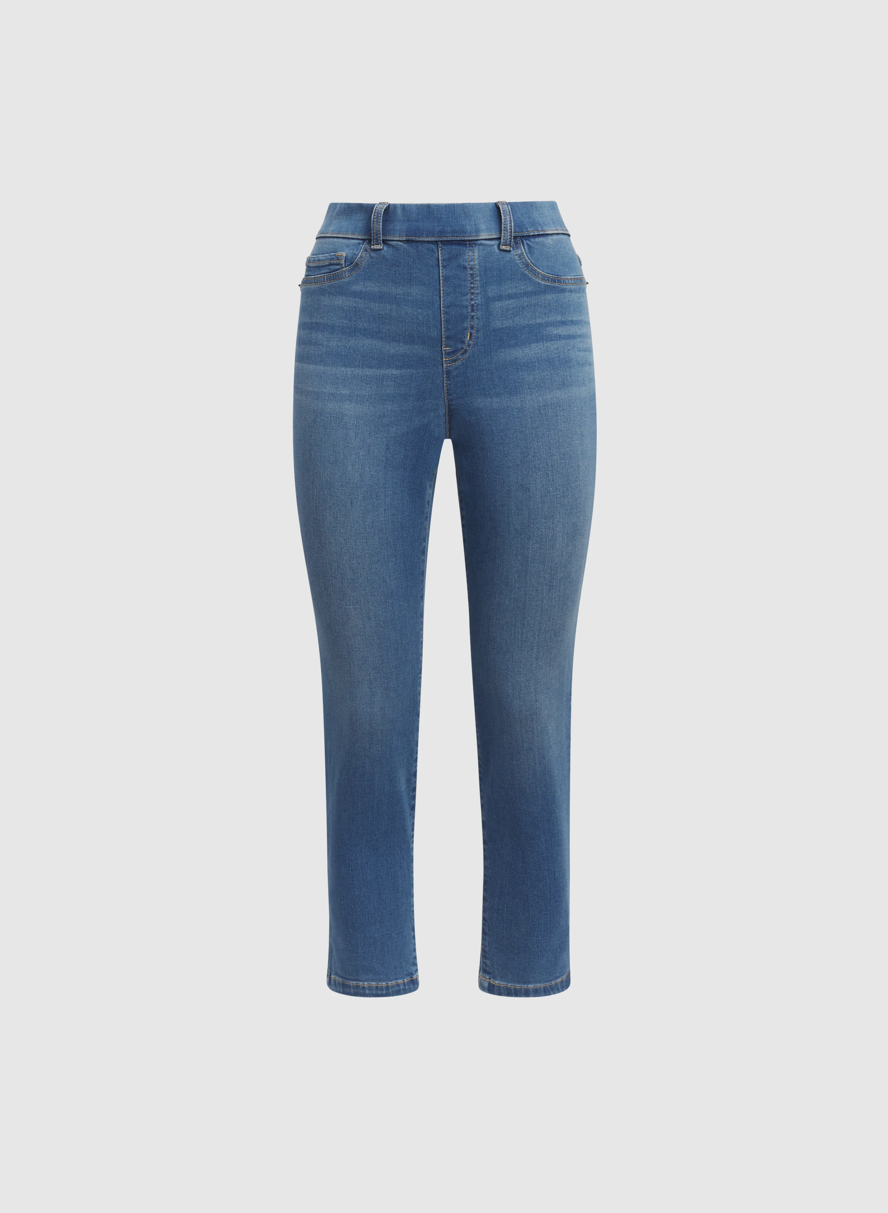 Slim-Leg Pull-On Jeans - Image 6