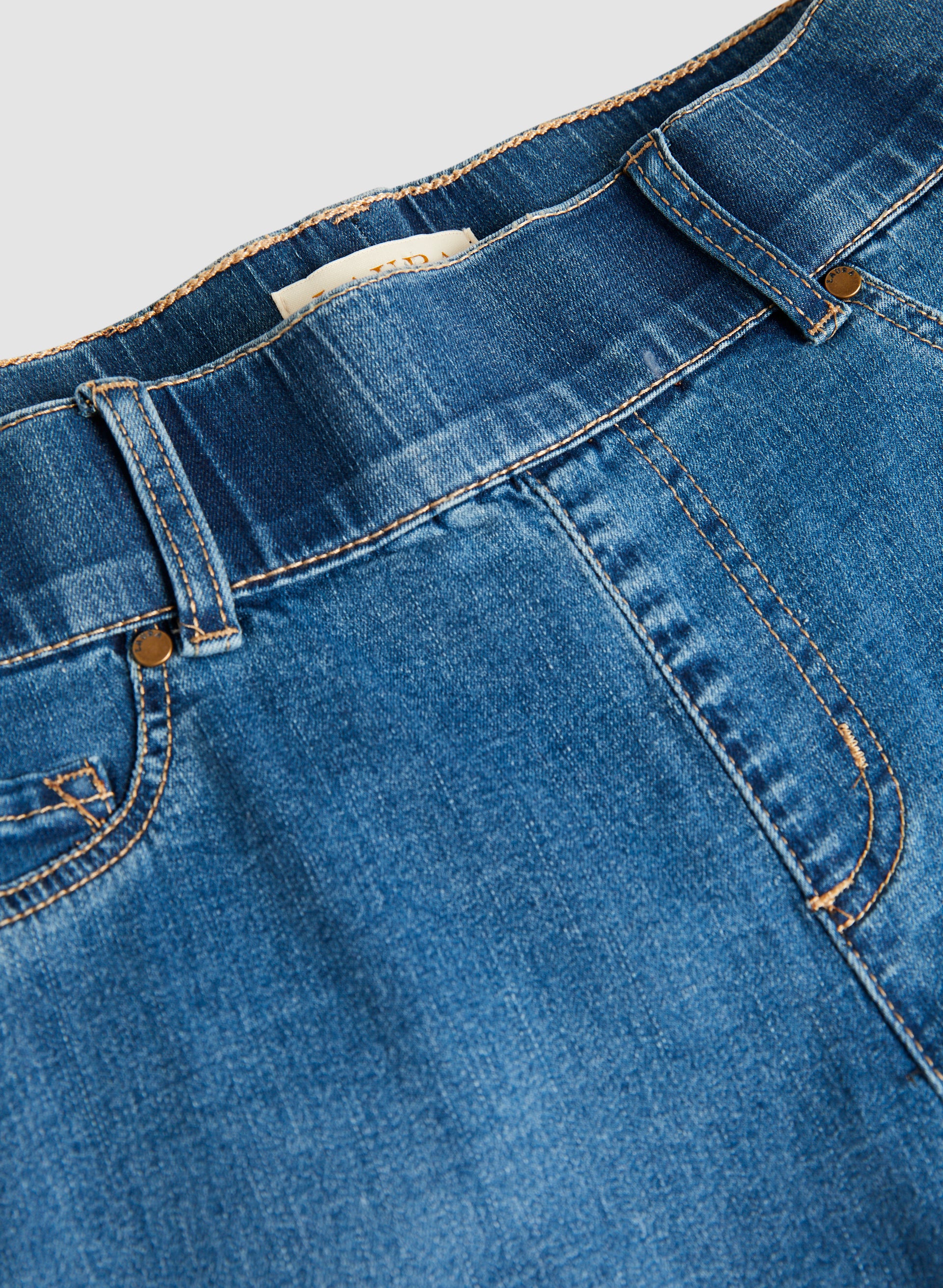 Slim Leg Pull-On Jeans - Image 8