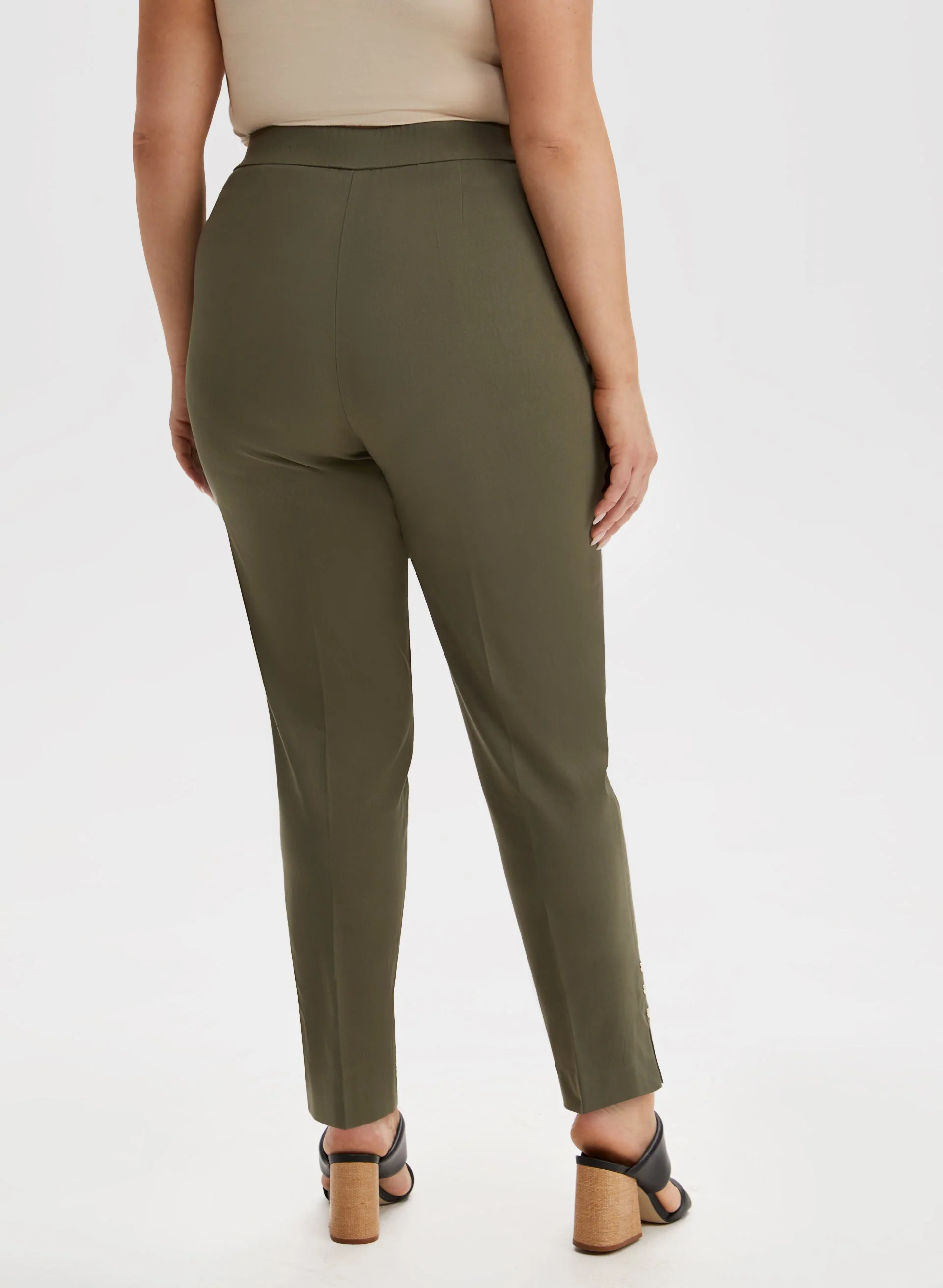 Slim Leg Pull-On Pants - Image 2