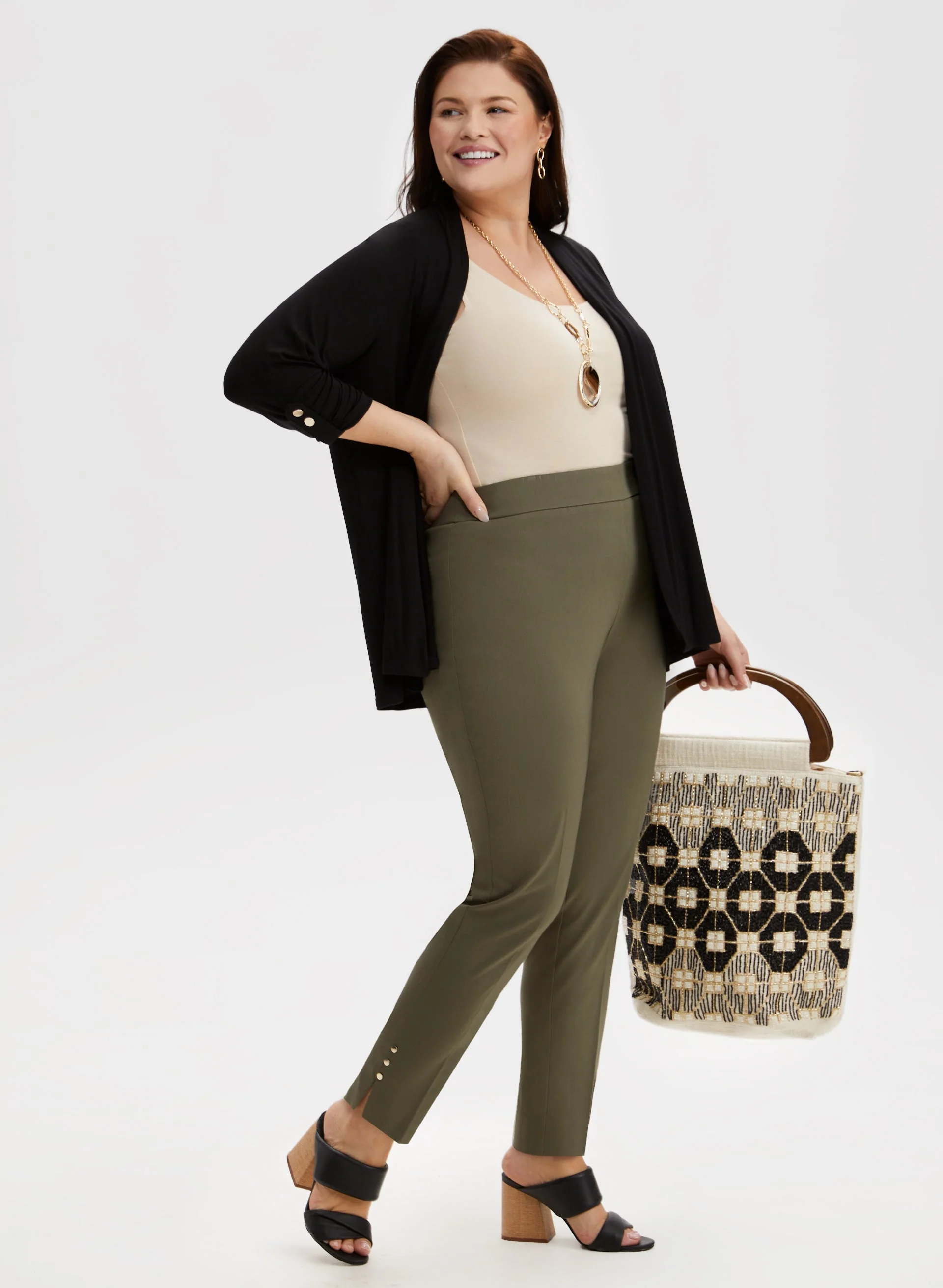 Slim Leg Pull-On Pants - Image 5