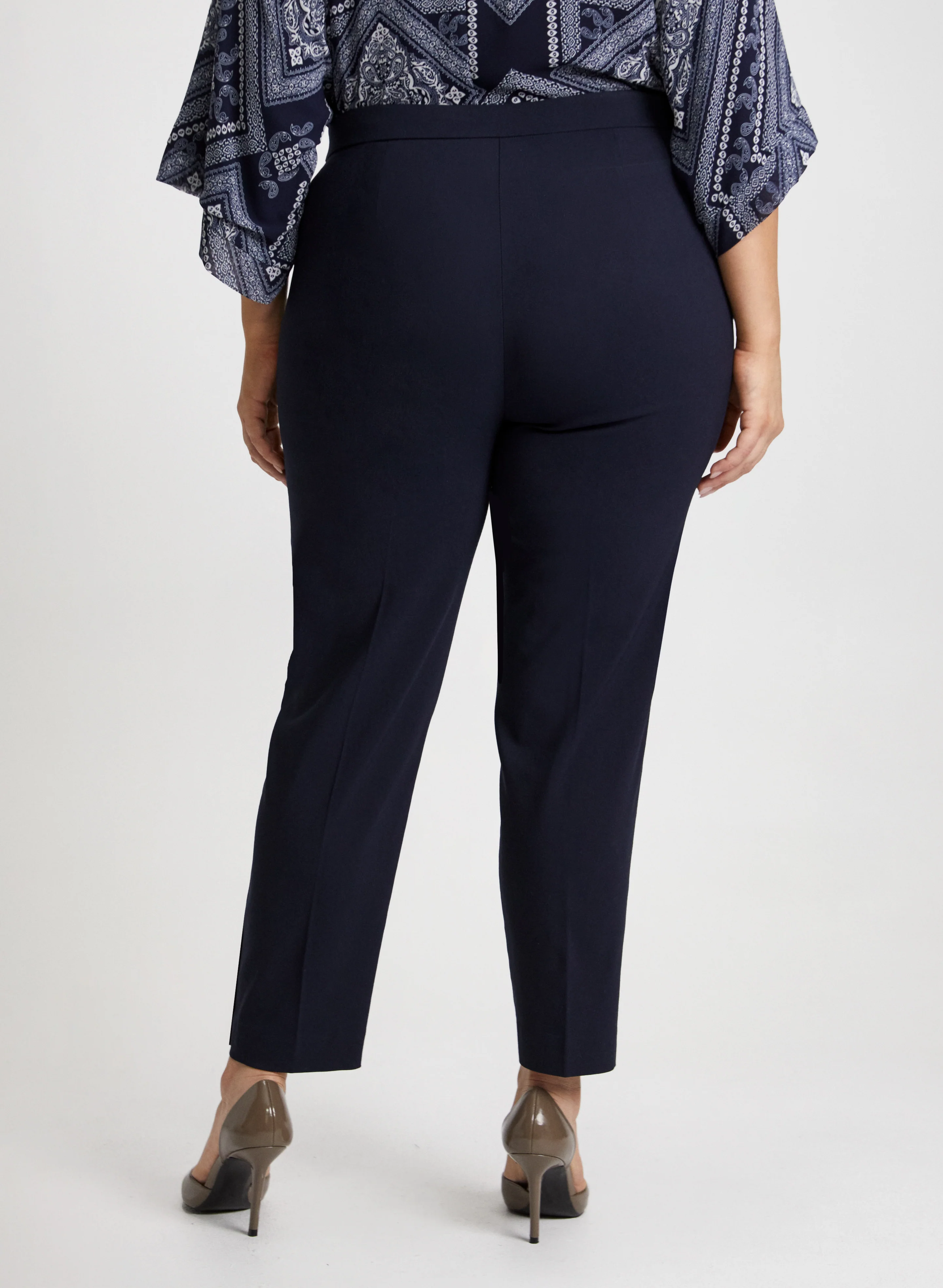 Pull-On Slim-Leg Pants - Image 4