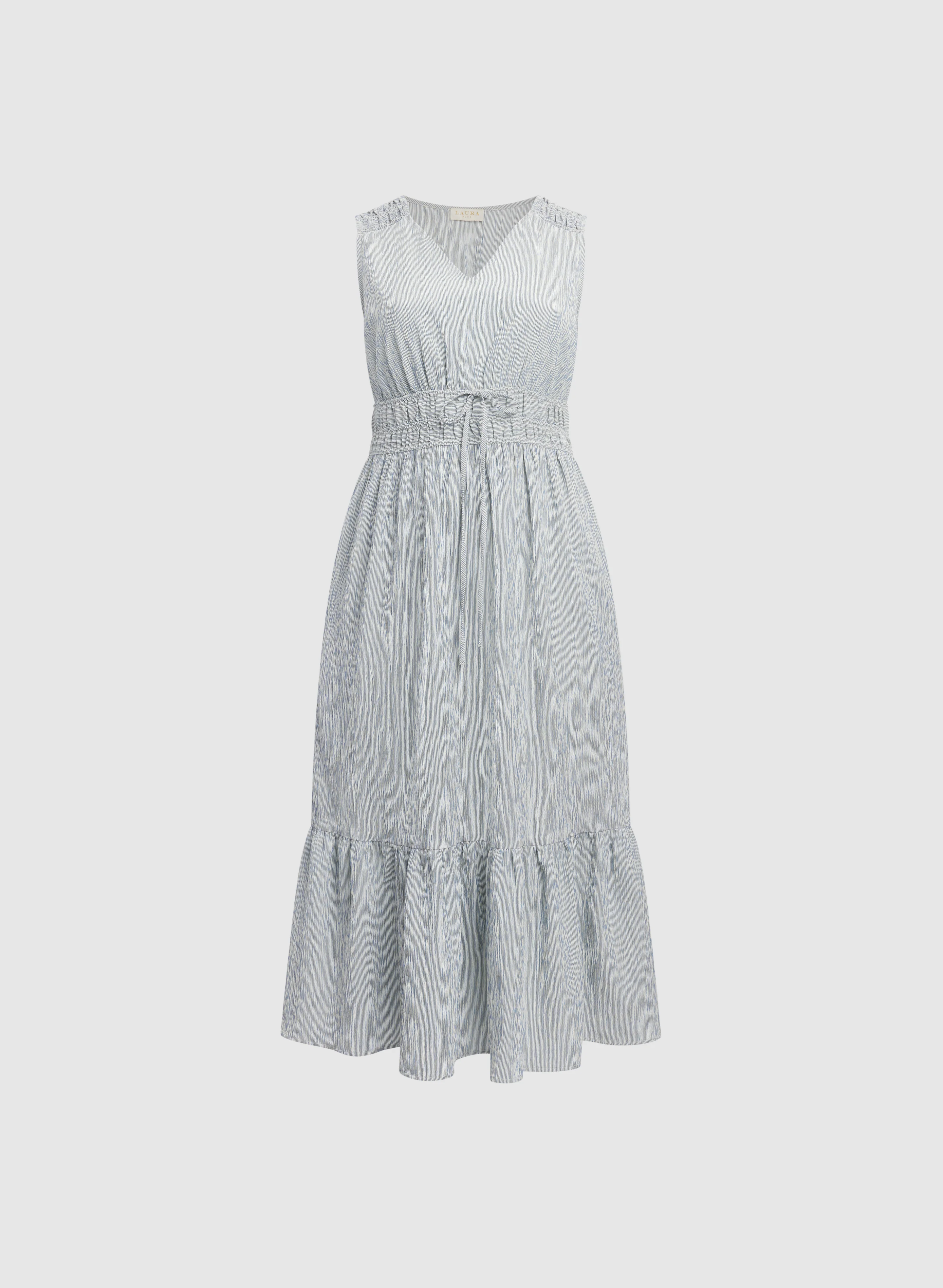 Smocked Tiered Maxi Dress - Image 6