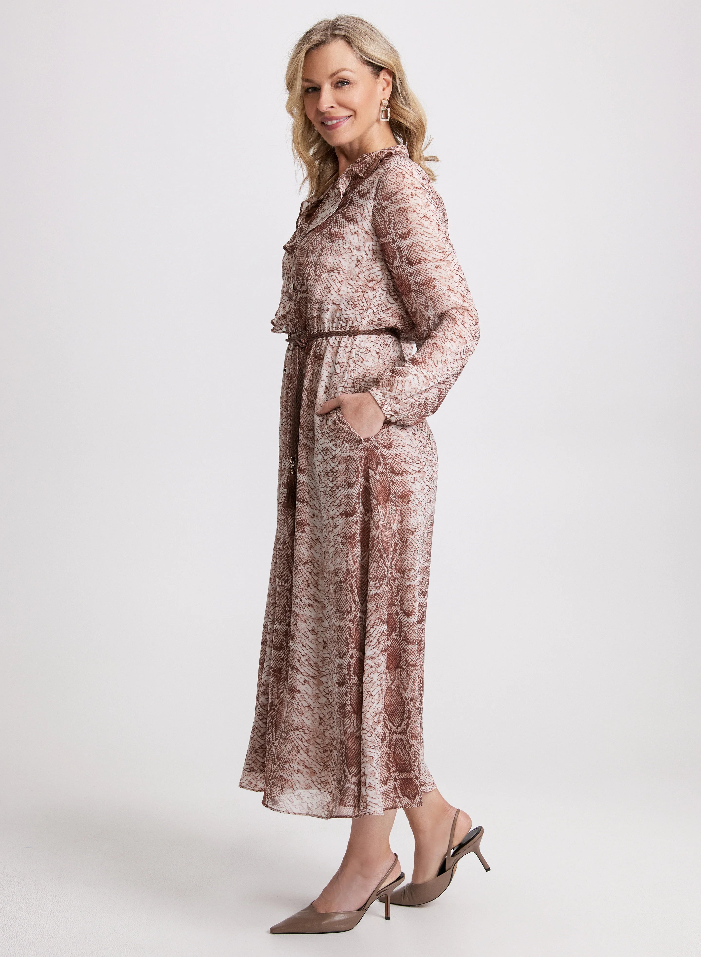 Snake Print Dress - Image 4