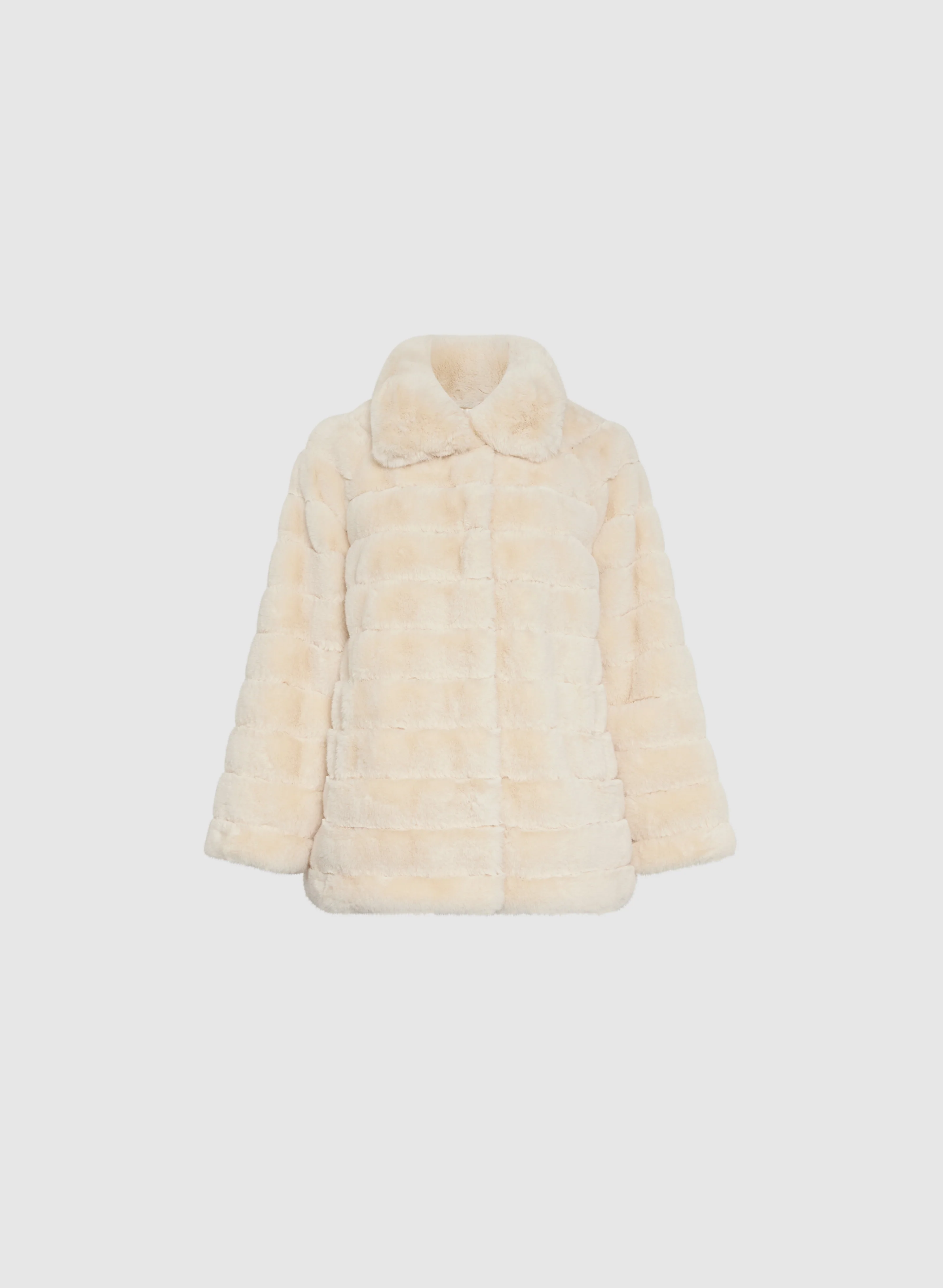 Snap-Front Faux Fur Coat - Image 5