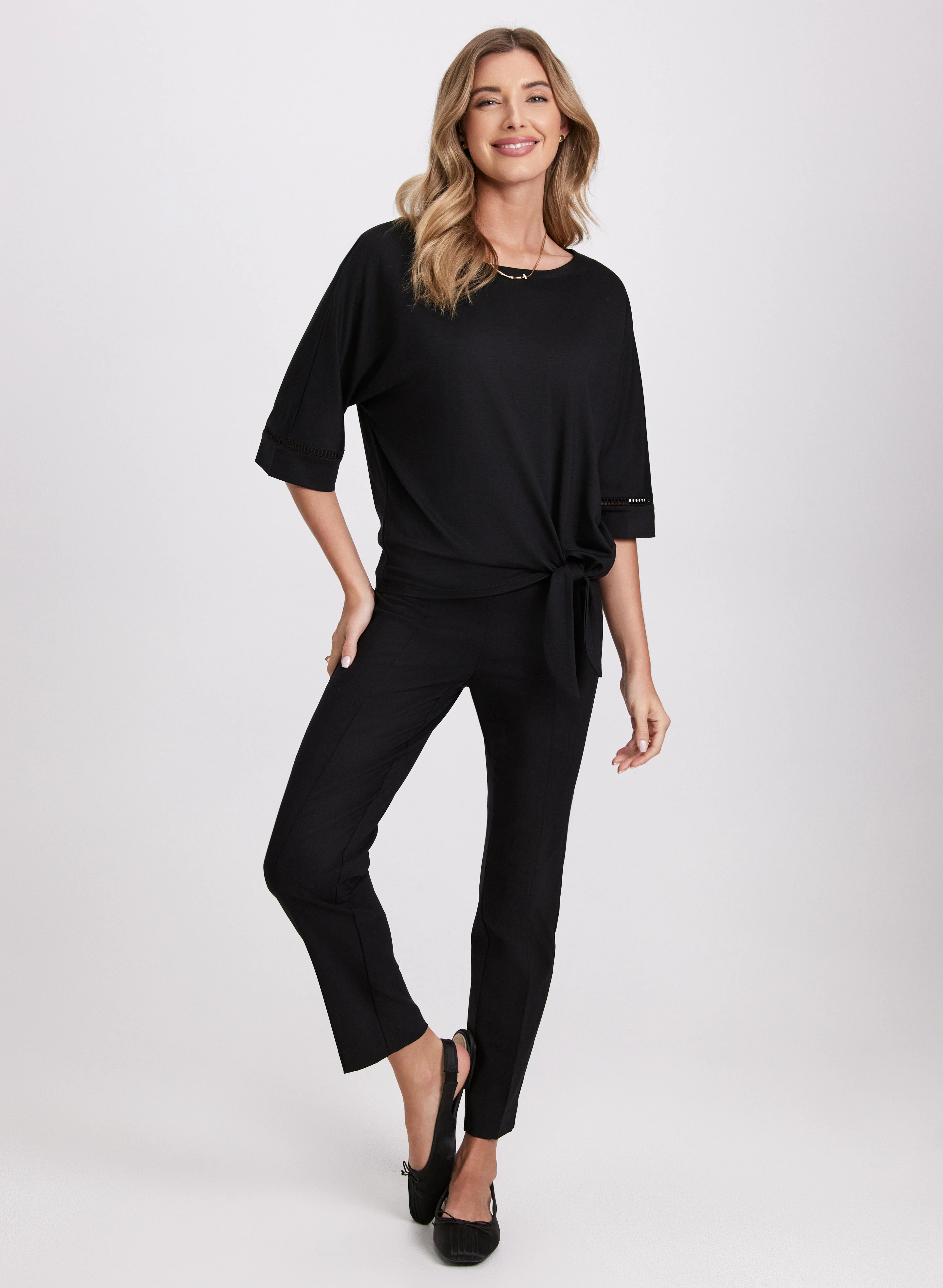 Sofia Slim-Leg Pants - Short - Image 3