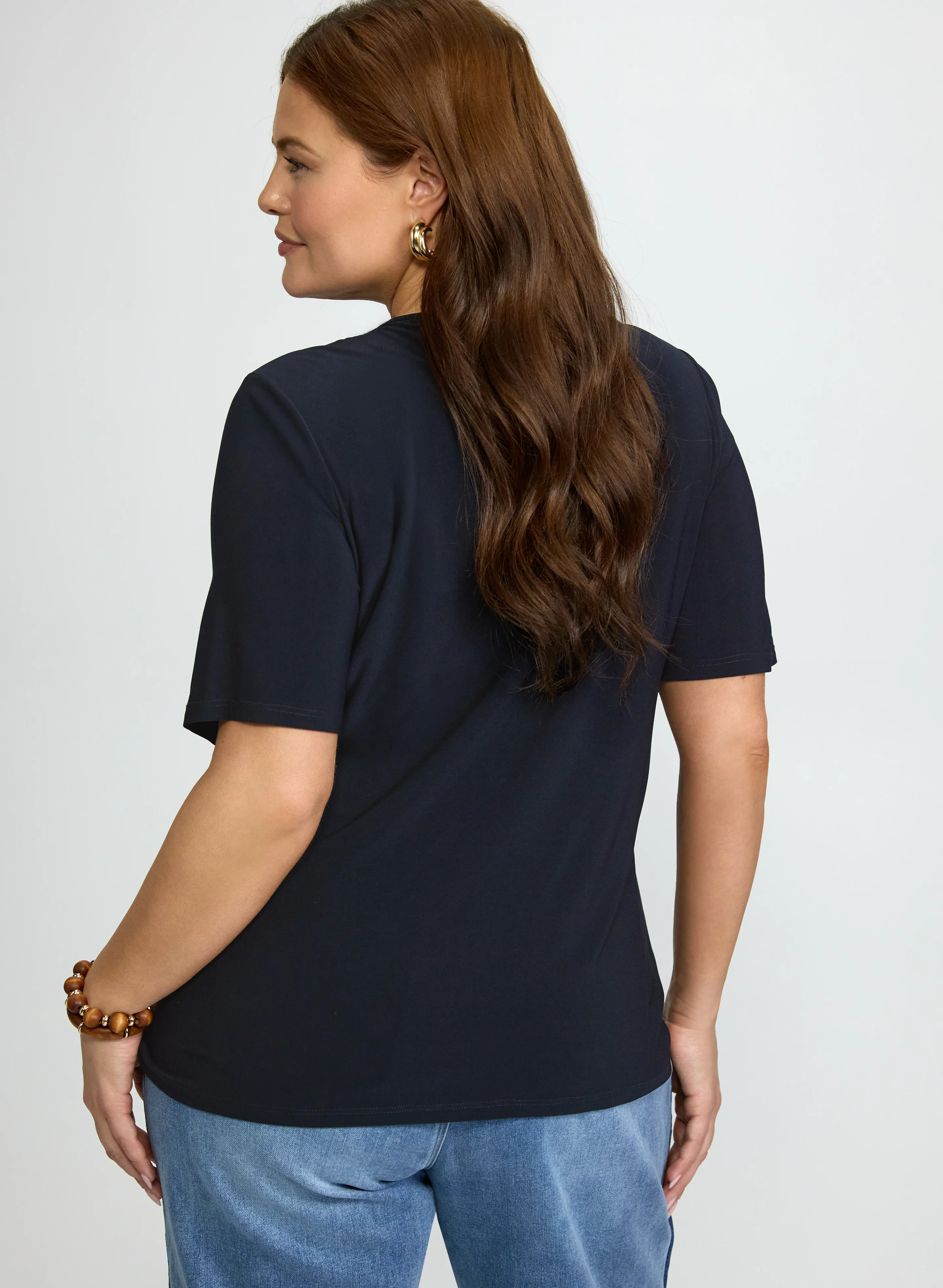 Solid Jersey Top - Image 2