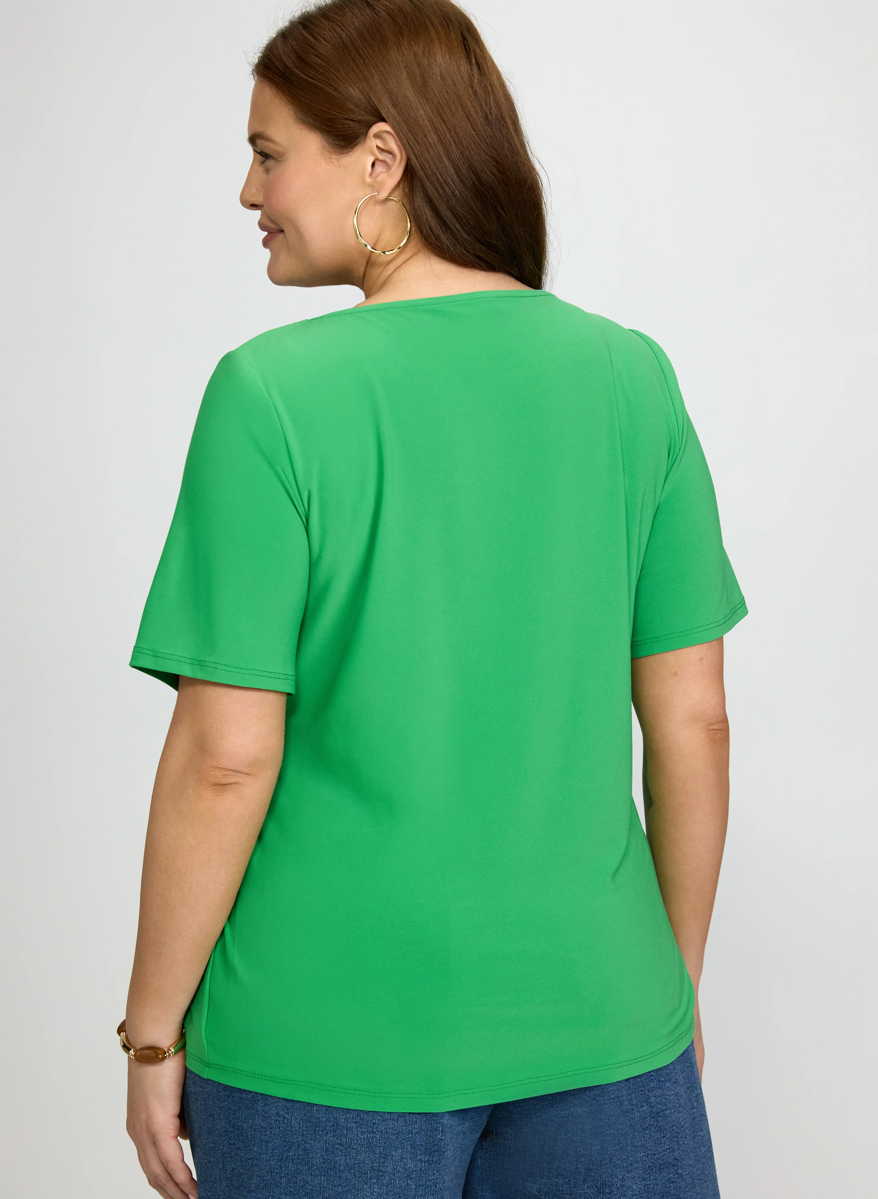 Solid Jersey Top - Image 2