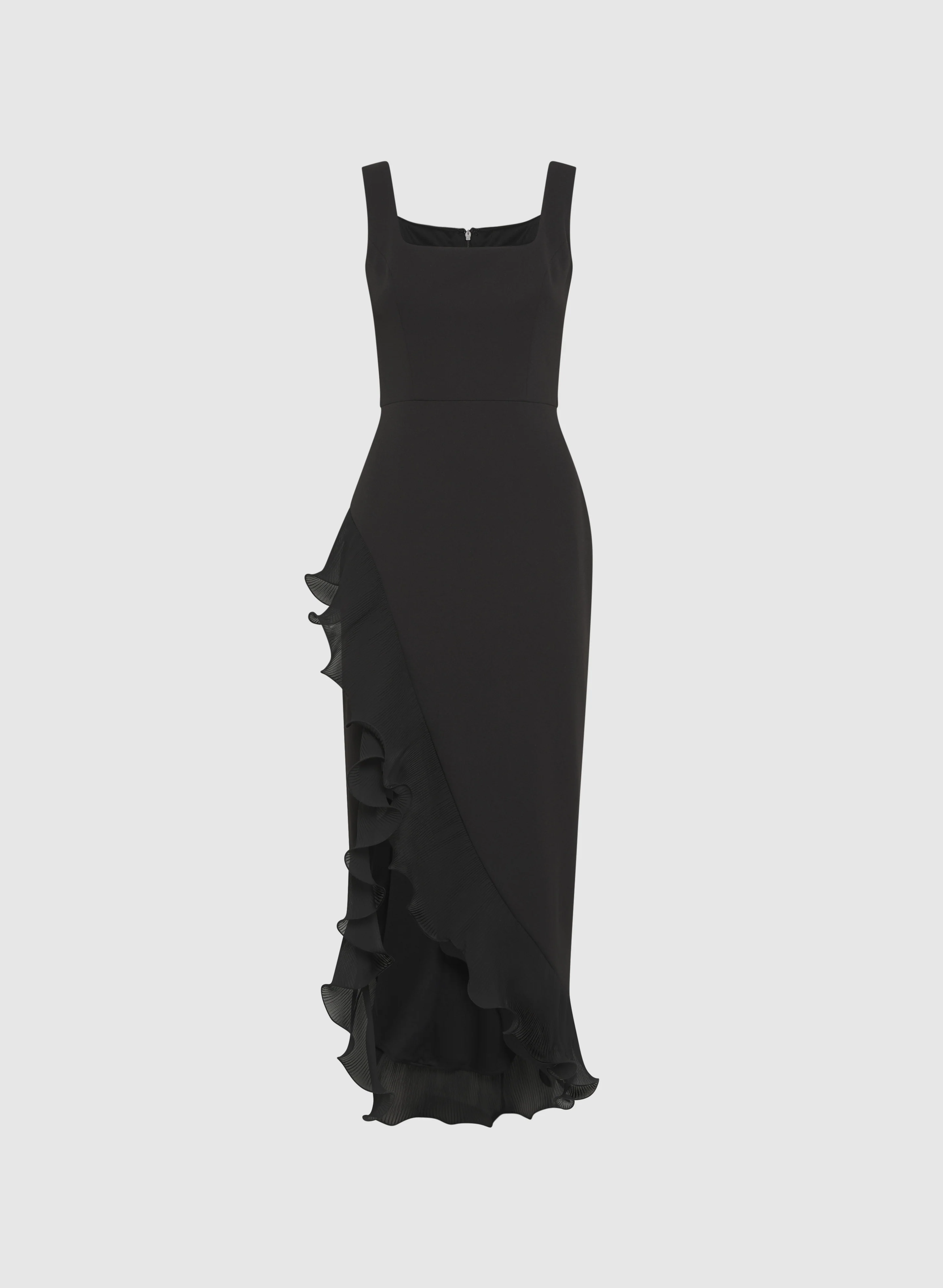 Spiral Flounce Hem Dress - Image 6