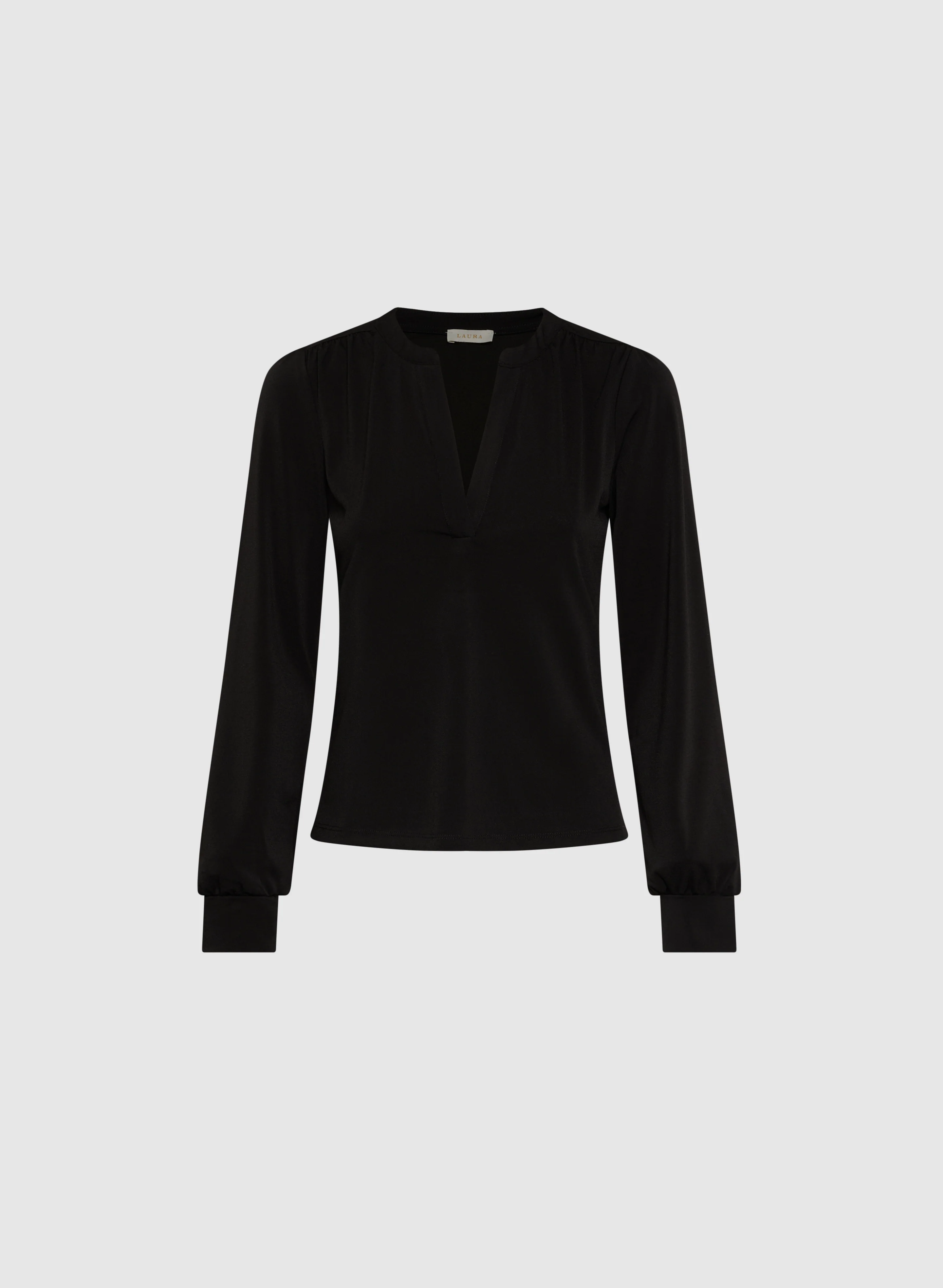 Split V-Neck Top - Image 6