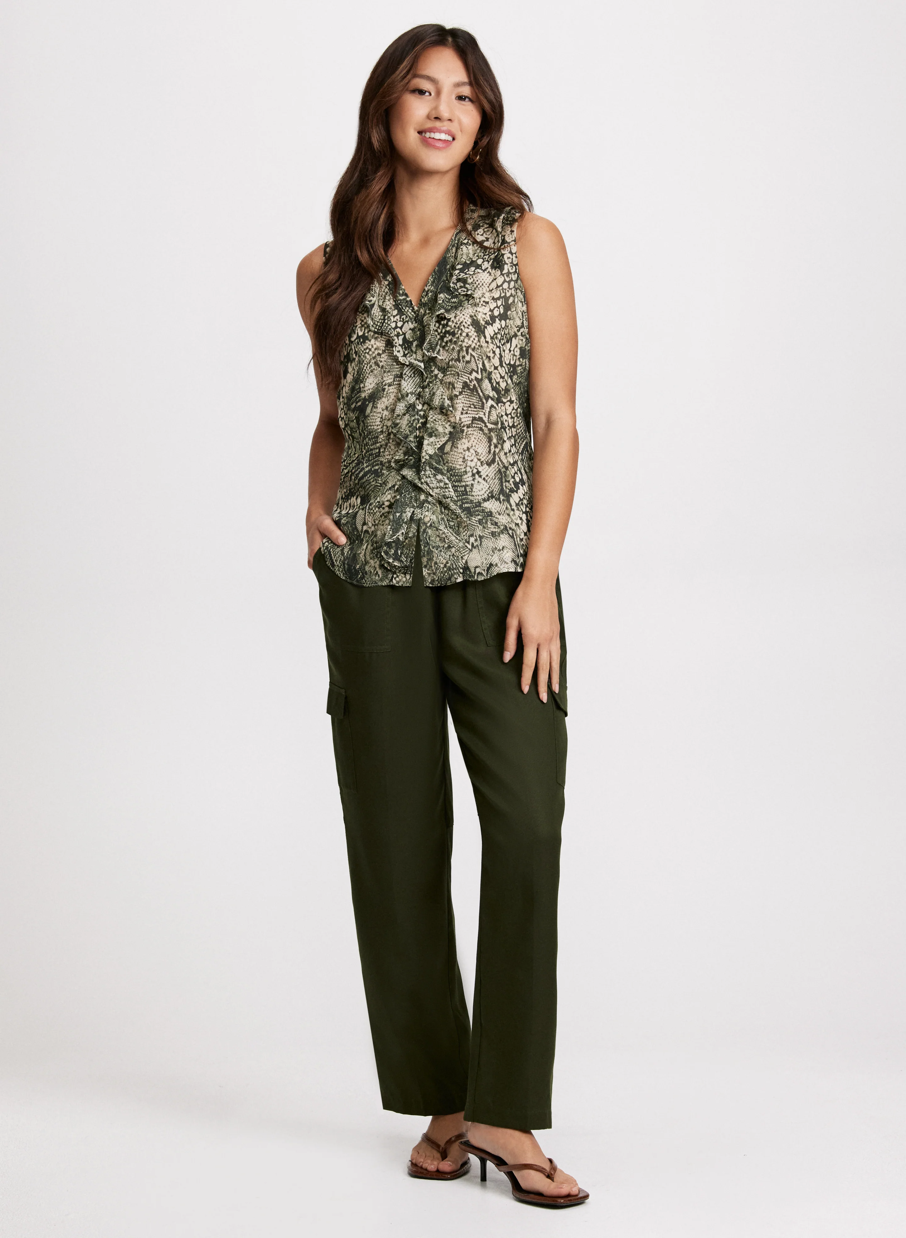 Sofia Cargo Straight-Leg Pants - Regular - Image 3