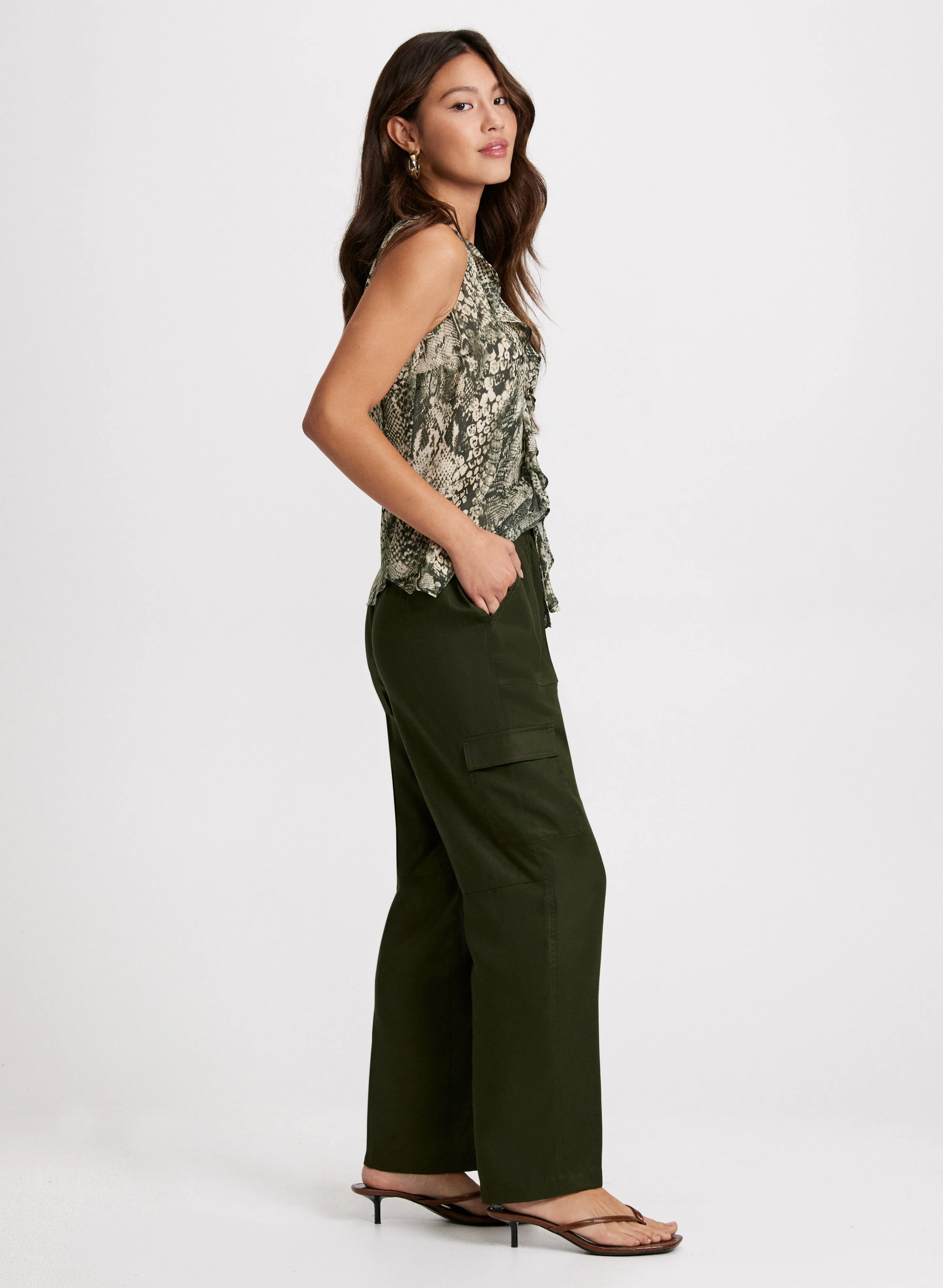 Sofia Cargo Straight-Leg Pants - Regular - Image 7