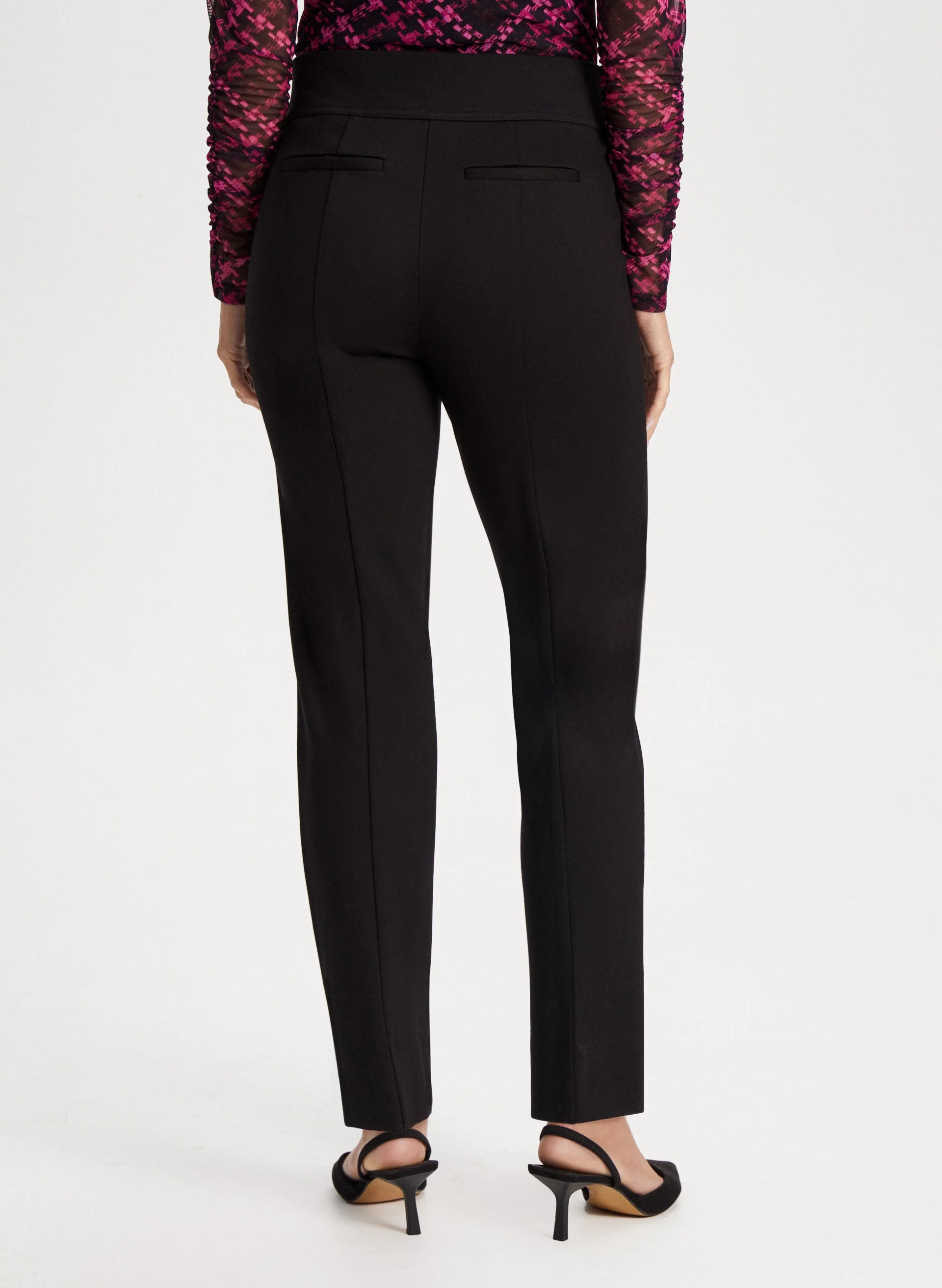 Straight Leg Pull-On Pants - Image 2