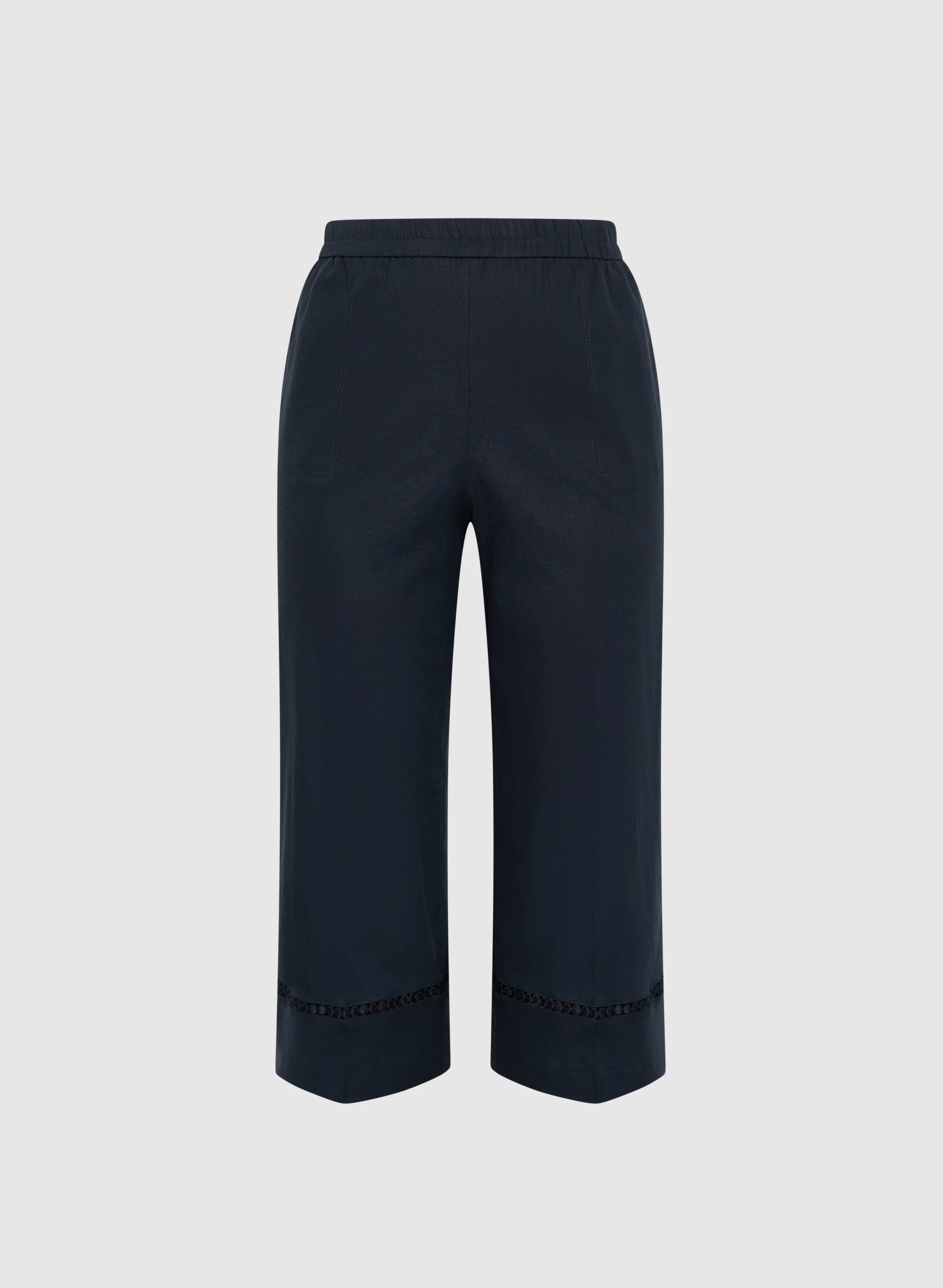 Stretch-Linen Culottes - Image 6